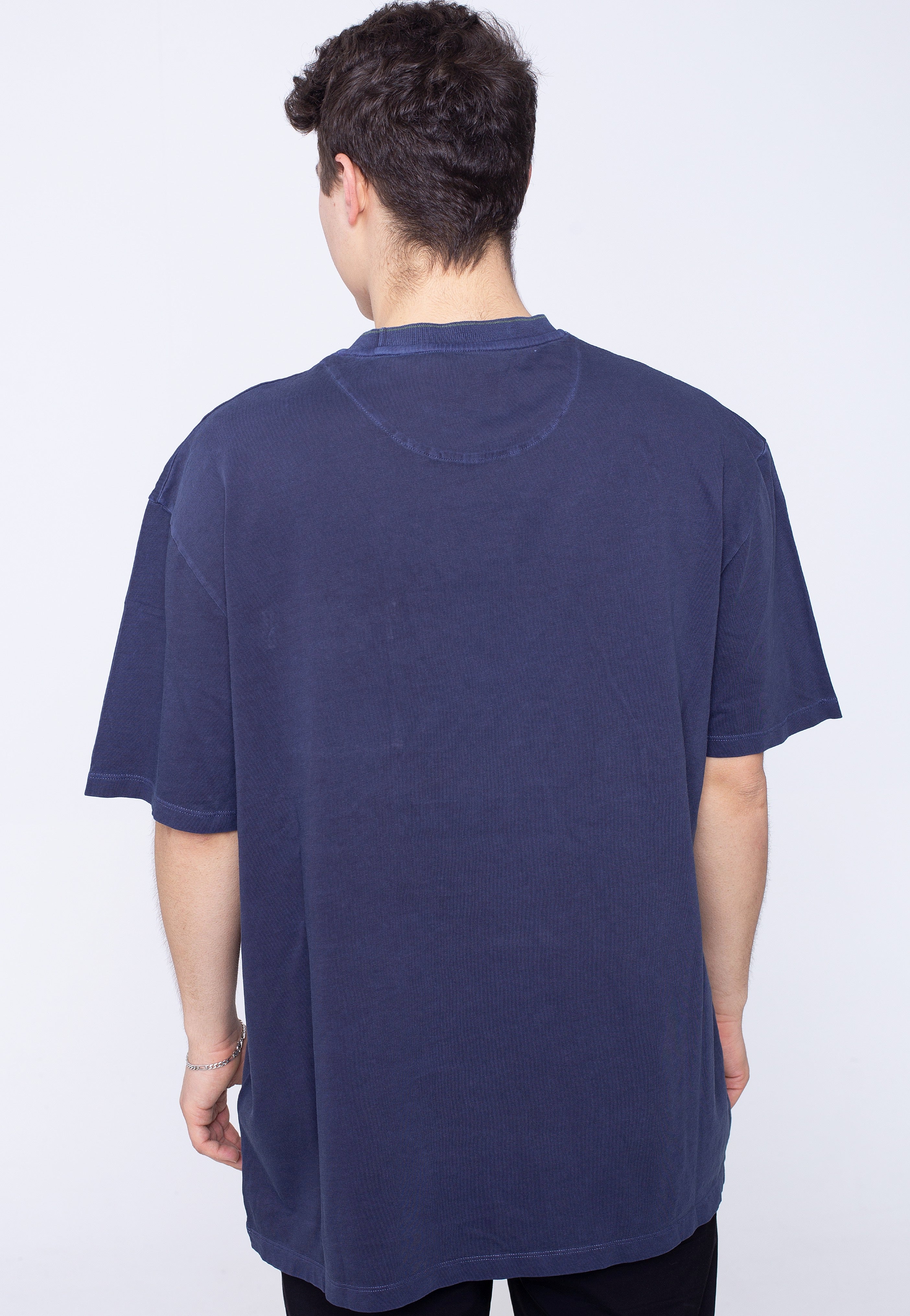 Lyle & Scott - Pigment Dye Dark Navy - T-Shirt | Men-Image