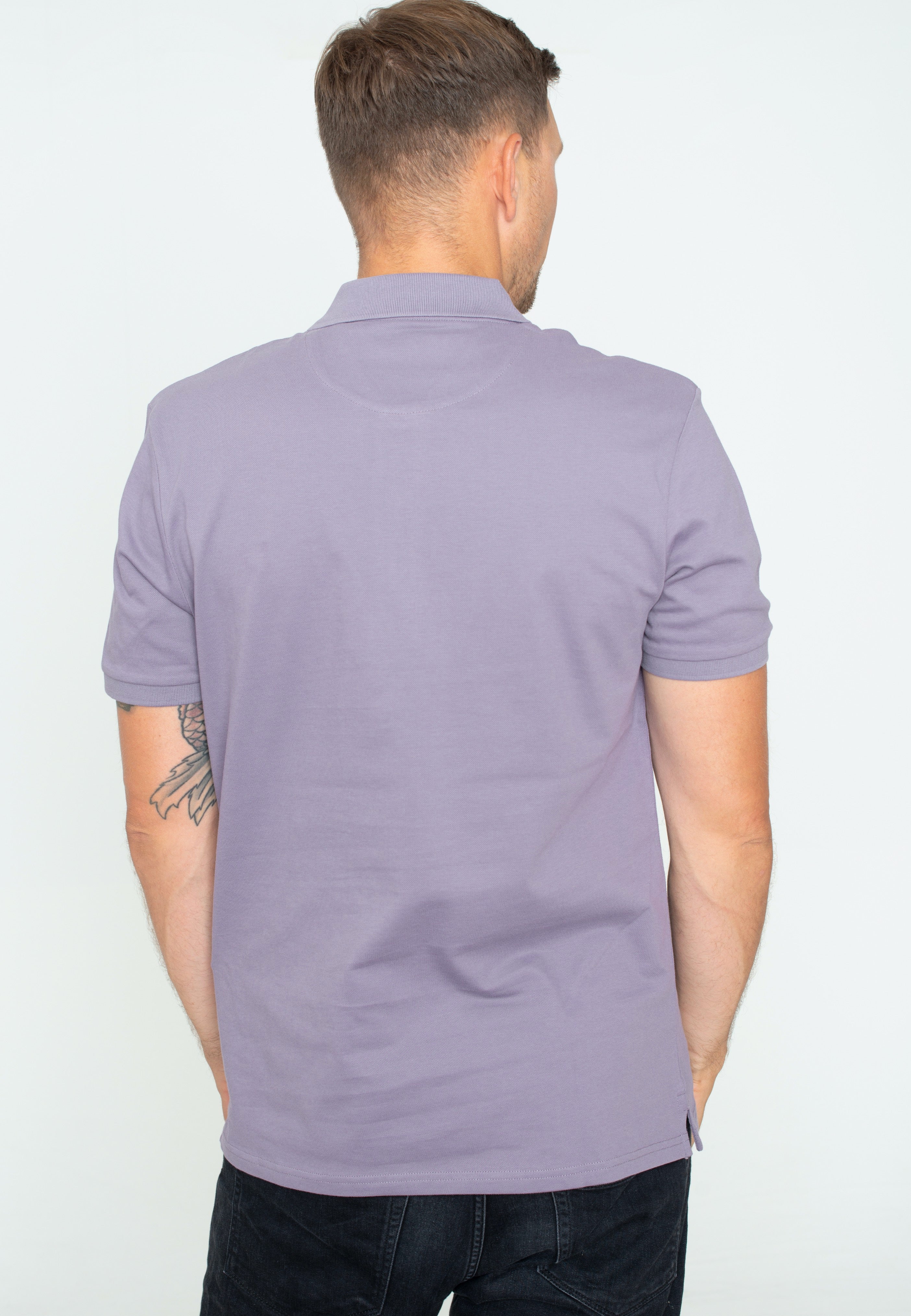 Lyle & Scott - Plain Billboard Purple - Polo | Men-Image