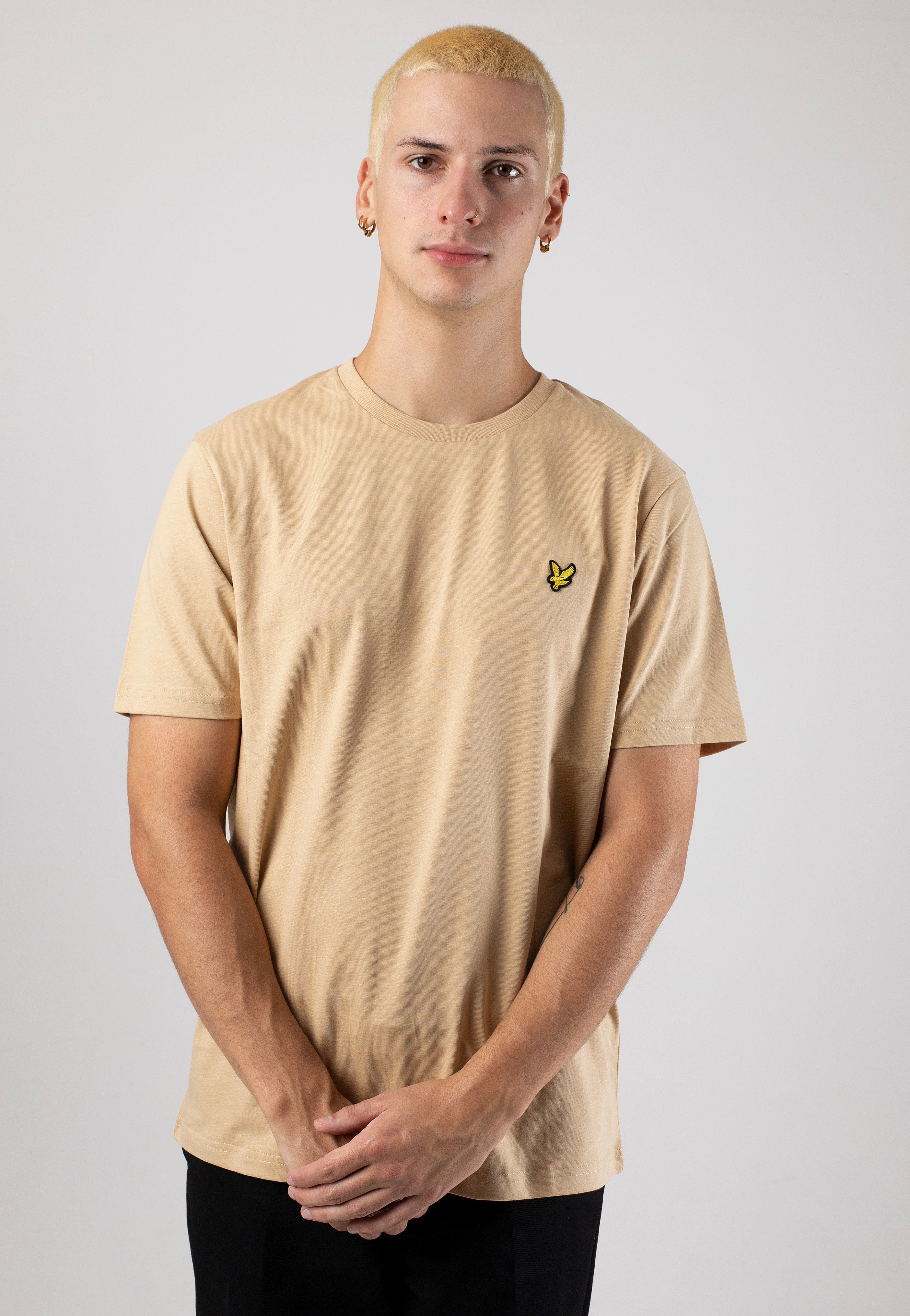 Lyle & Scott - Plain Cairngorms Khaki - T-Shirt | Men-Image