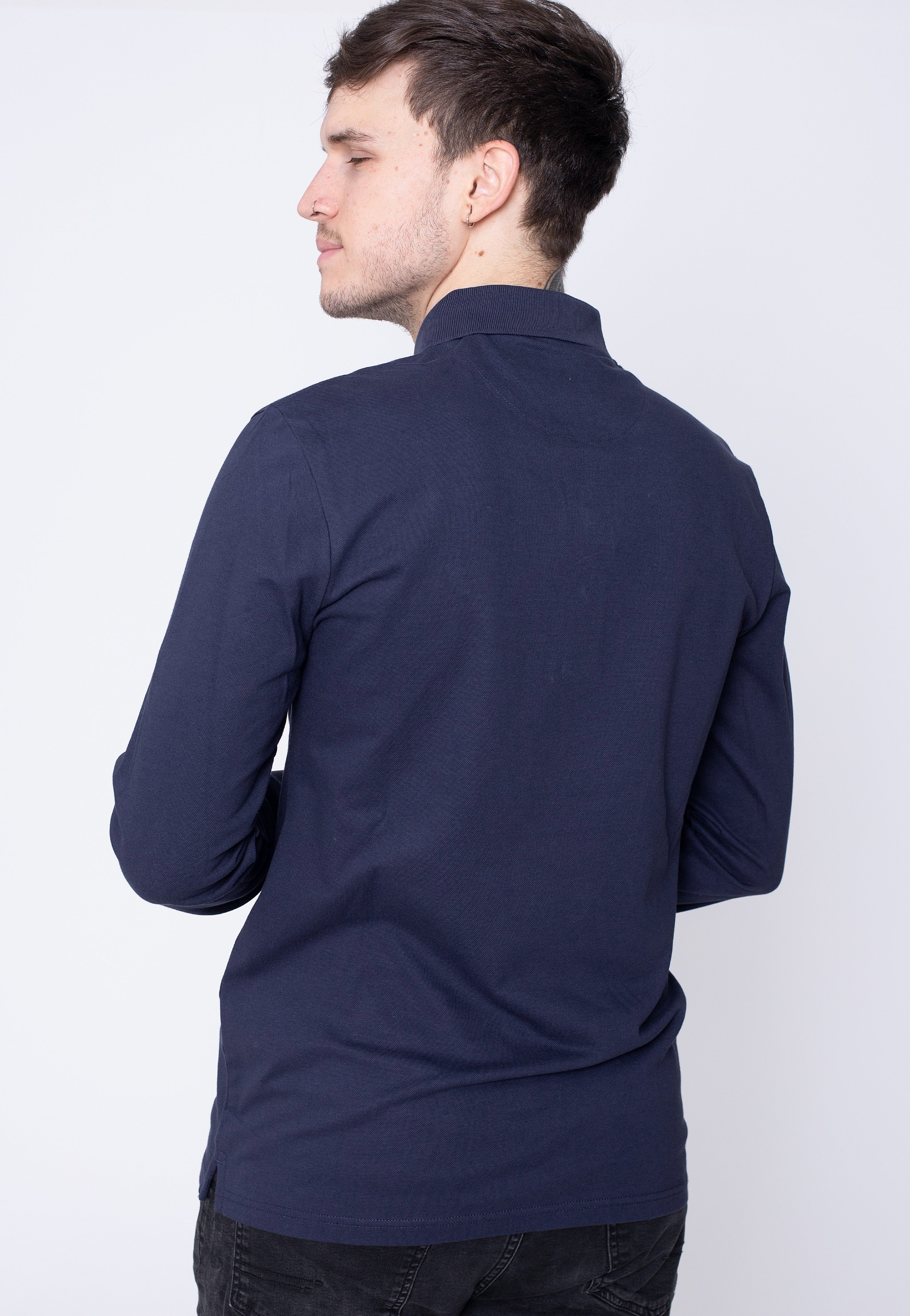 Lyle & Scott - Polo Navy - Longsleeve | Men-Image