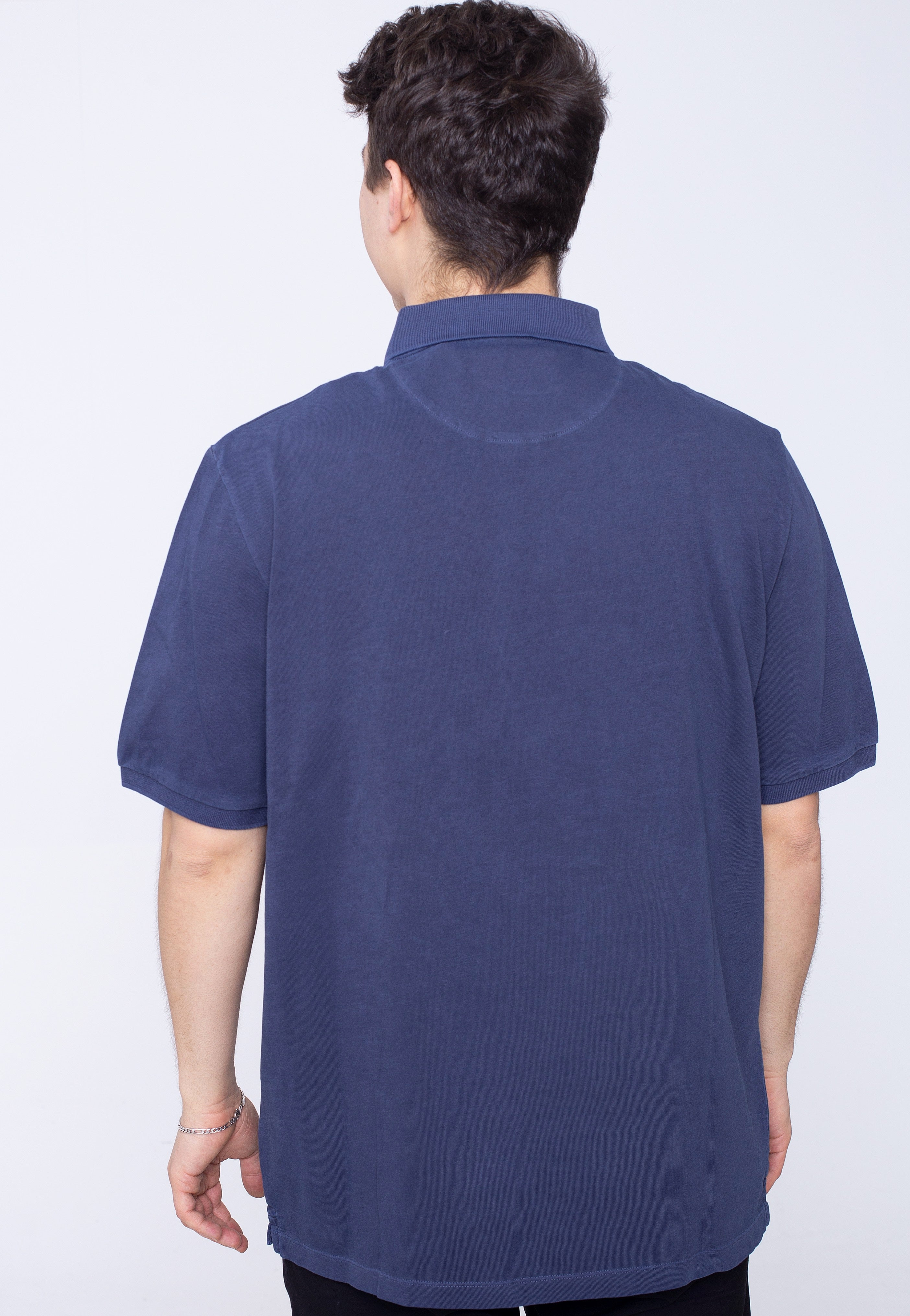 Lyle & Scott - Washed Polo Dark Navy - Polo | Men-Image