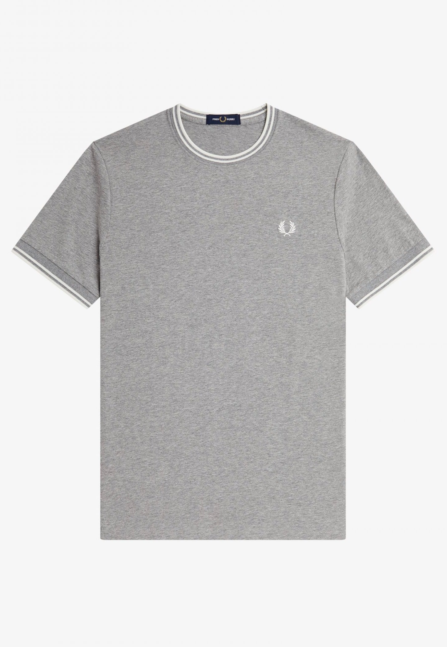 Fred Perry - Twin Tipped Steel Marl - T-Shirt | Men-Image