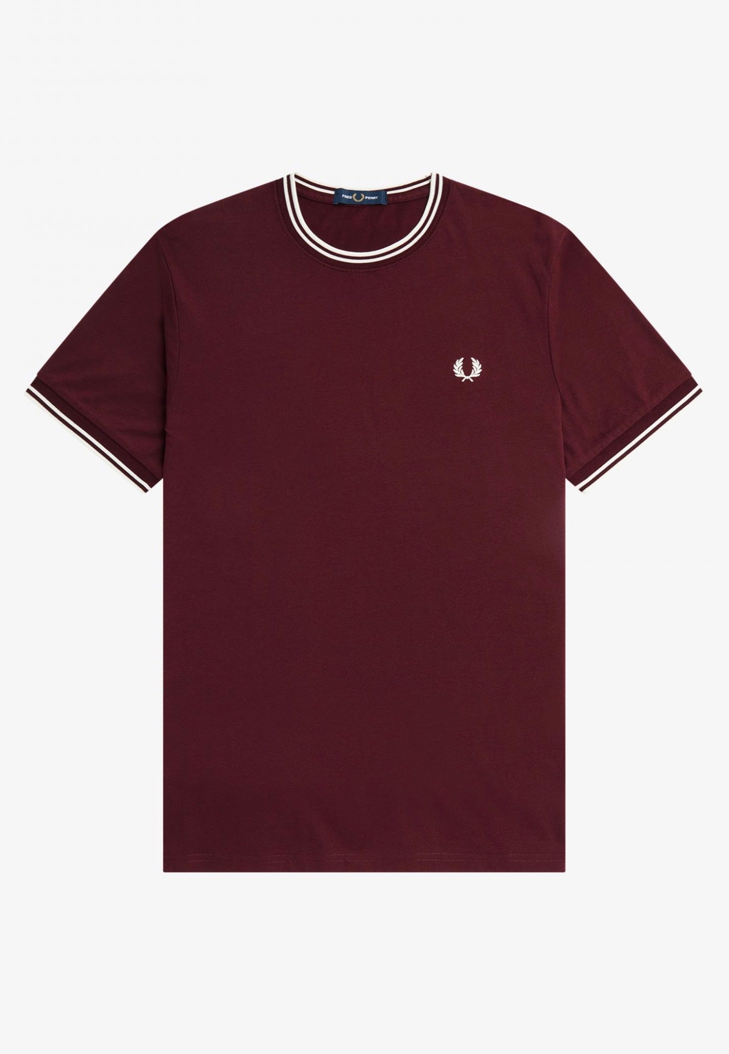 Fred Perry - Twin Tipped Oxblood - T-Shirt | Men-Image