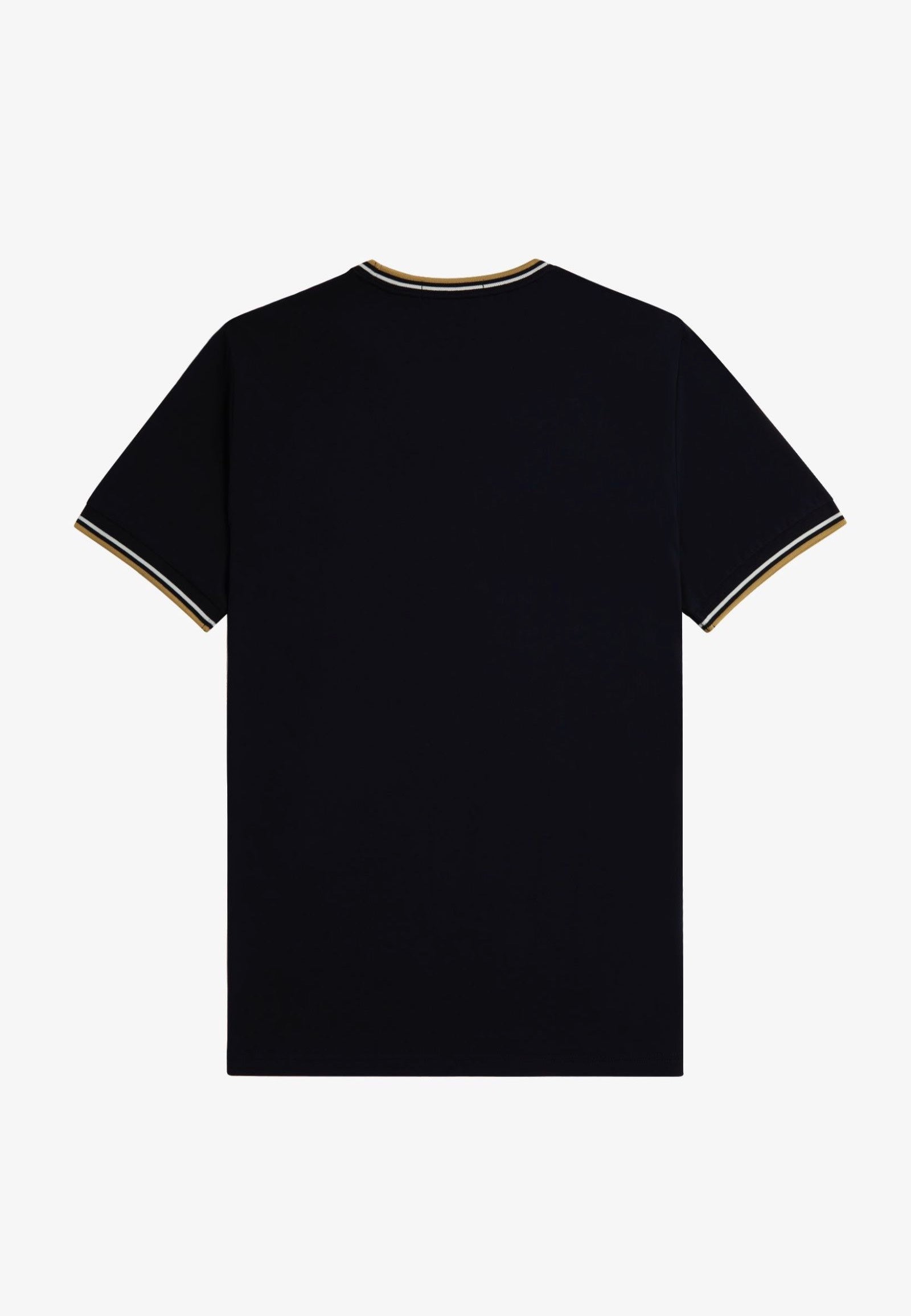 Fred Perry - Twin Tipped Navy/Ecru/Honeycomb - T-Shirt | Men-Image