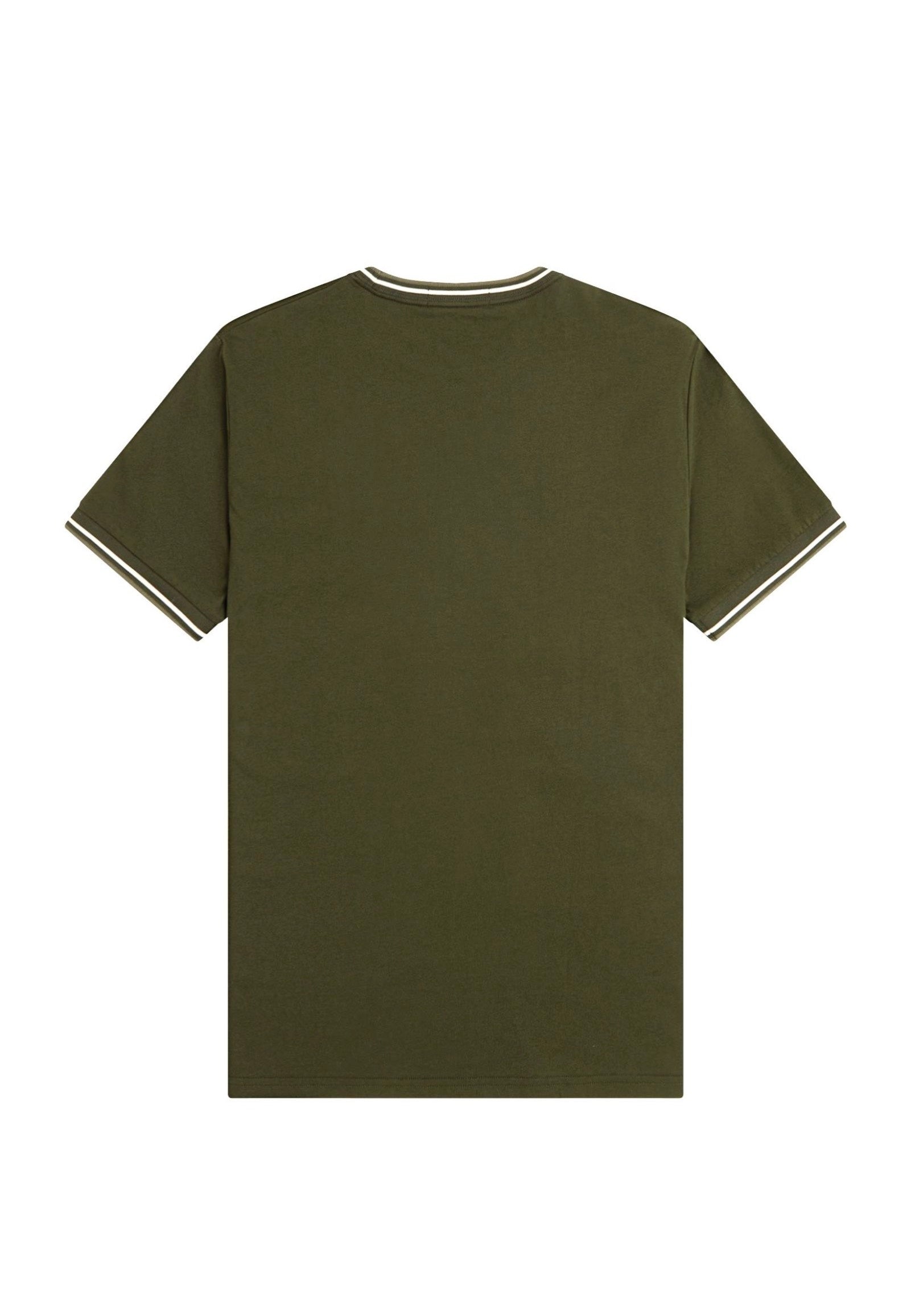 Fred Perry - Twin Tipped Hntgrn/Loyst/Lwg - T-Shirt | Men-Image