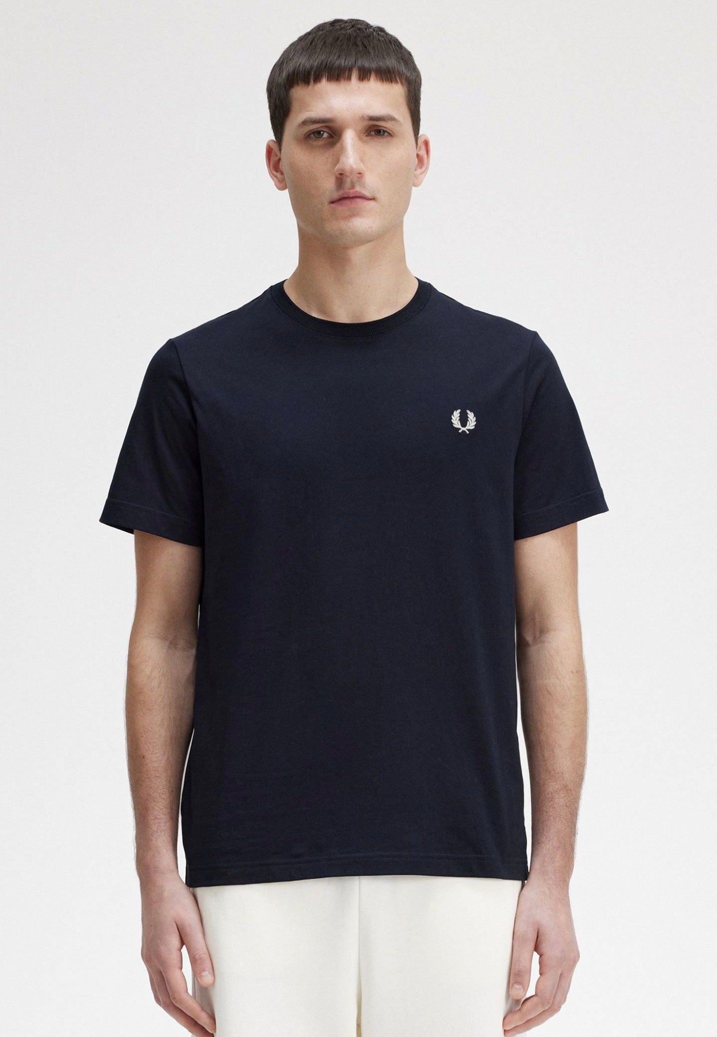 Fred Perry - Crew Neck Navy - T-Shirt | Men-Image