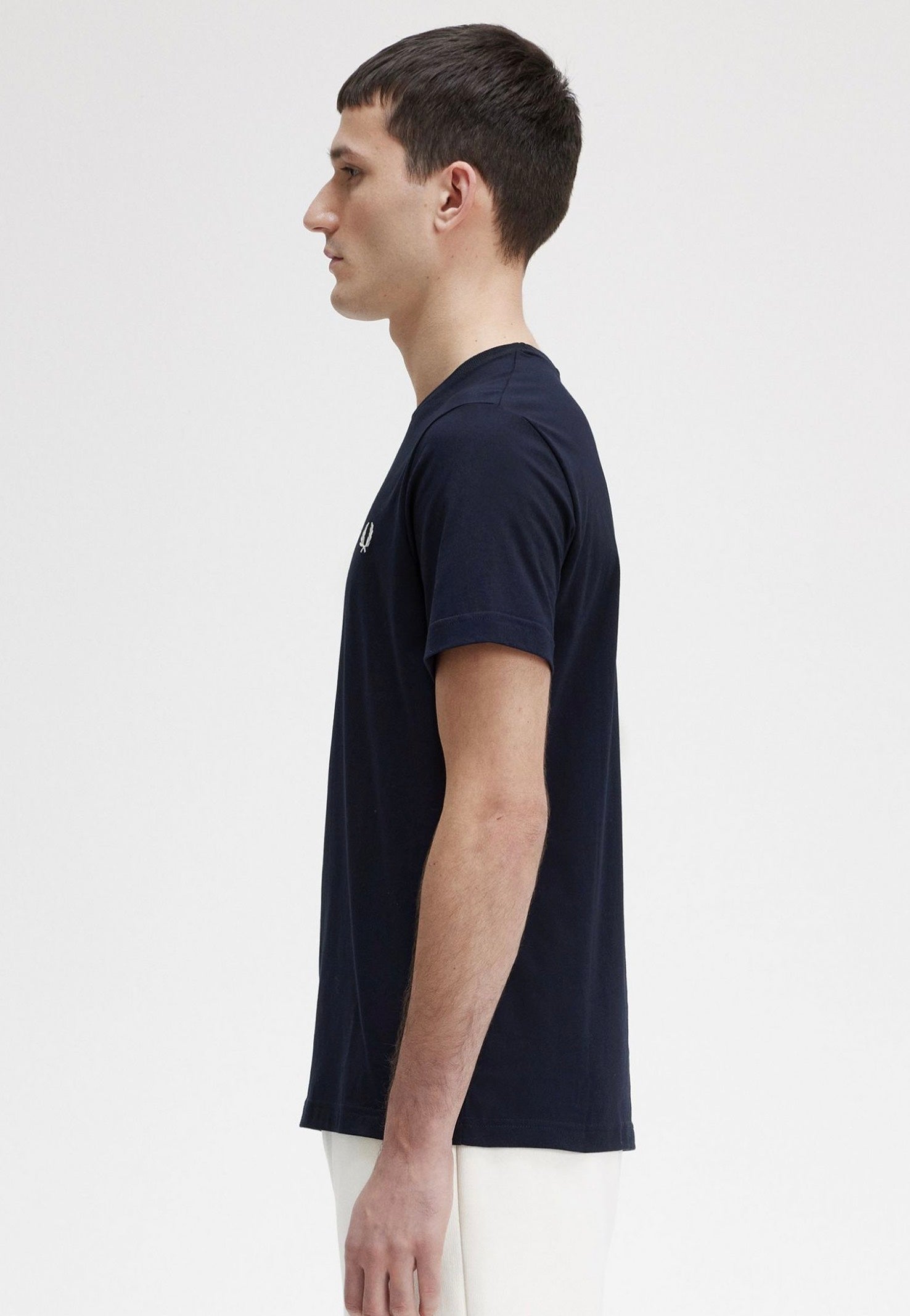 Fred Perry - Crew Neck Navy - T-Shirt | Men-Image