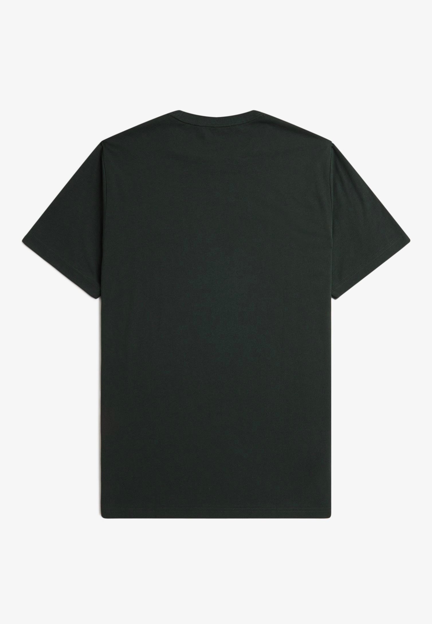 Fred Perry - Crew Neck Night Green/White - T-Shirt | Men-Image