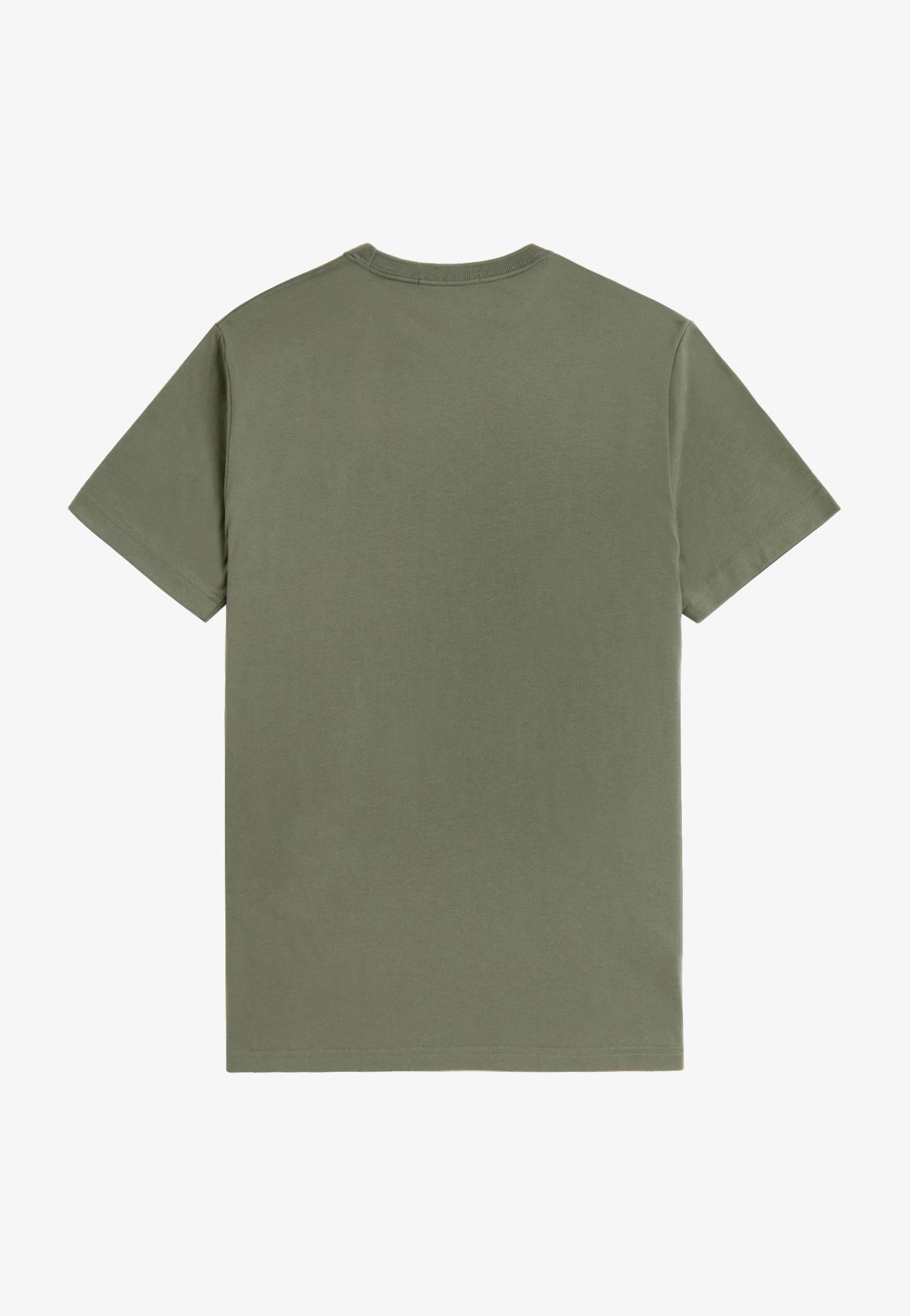 Fred Perry - Crew Neck Laurel Wreath Green/Night Green - T-Shirt | Men-Image