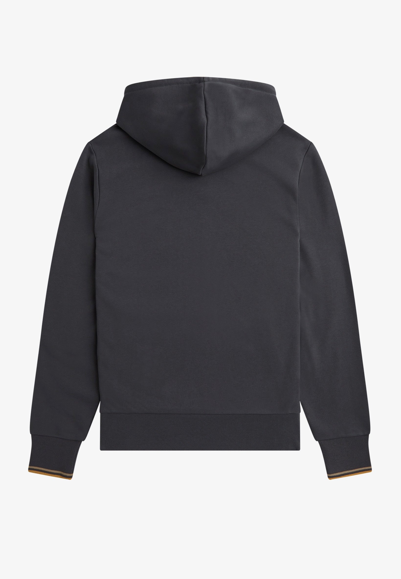 Fred Perry - Tipped Hooded Anchor Grey/Dark Caramel - Hoodie | Men-Image