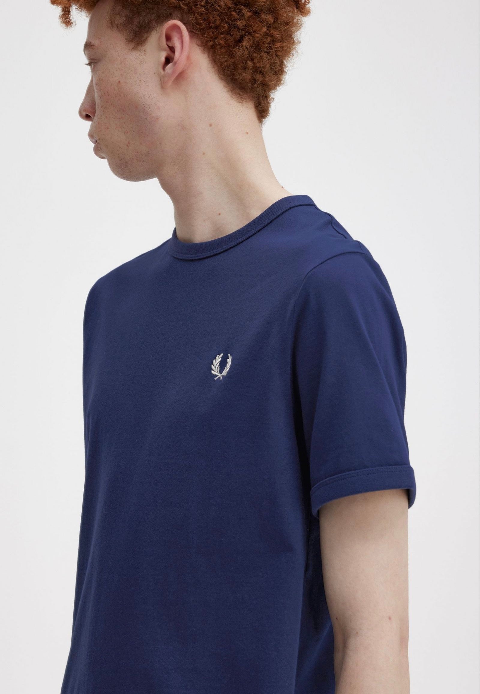 Fred Perry - Ringer French Navy - T-Shirt | Men-Image