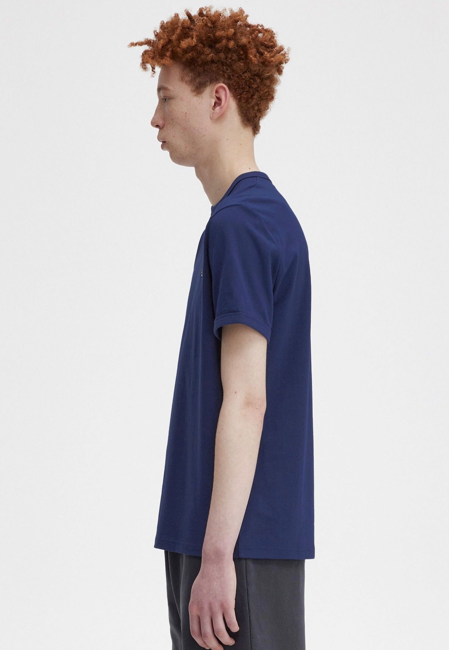 Fred Perry - Ringer French Navy - T-Shirt | Men-Image