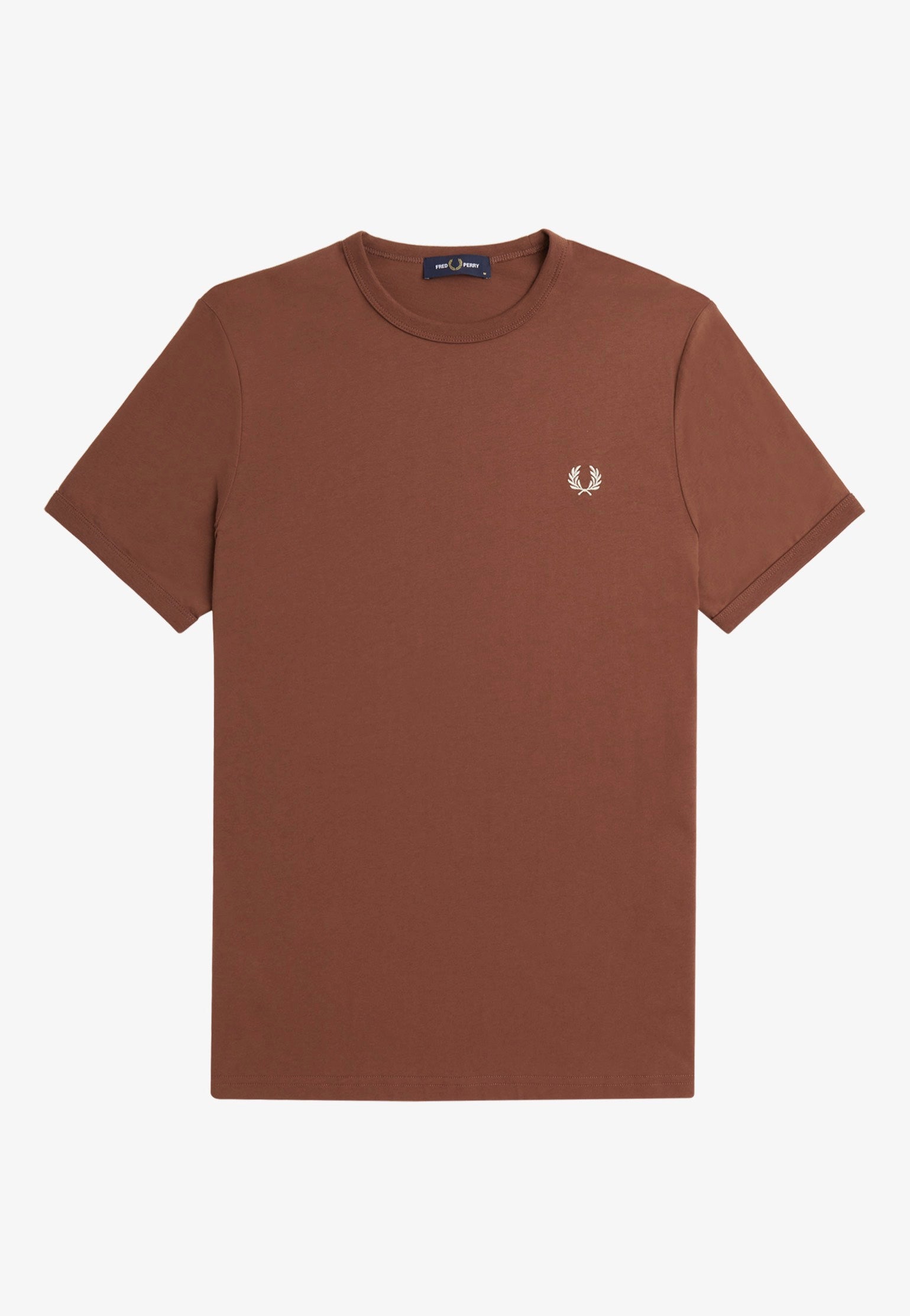 Fred Perry - Ringer Whisky Brown - T-Shirt | Men-Image