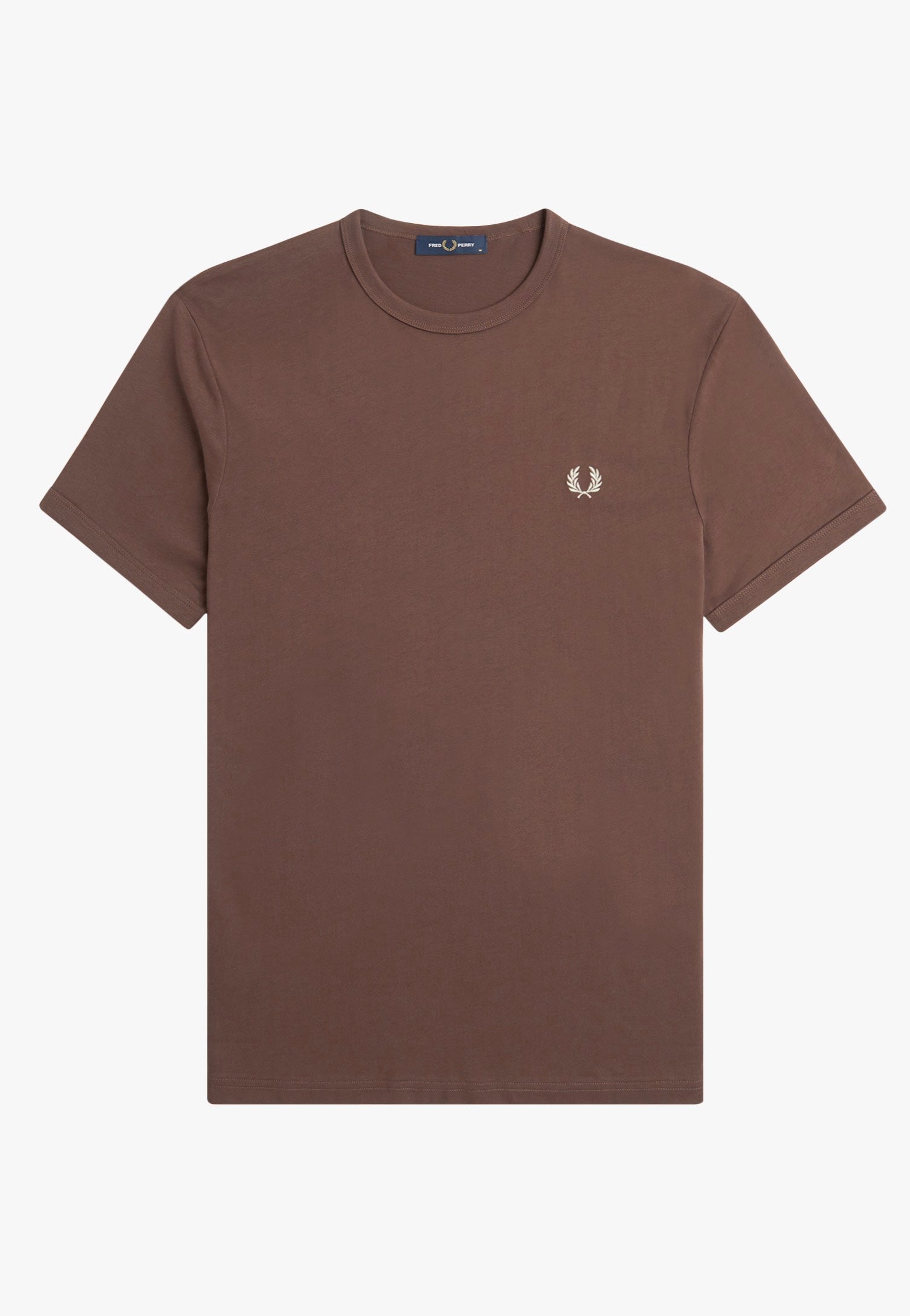 Fred Perry - Ringer Road Brick/Warm Grey - T-Shirt | Men-Image