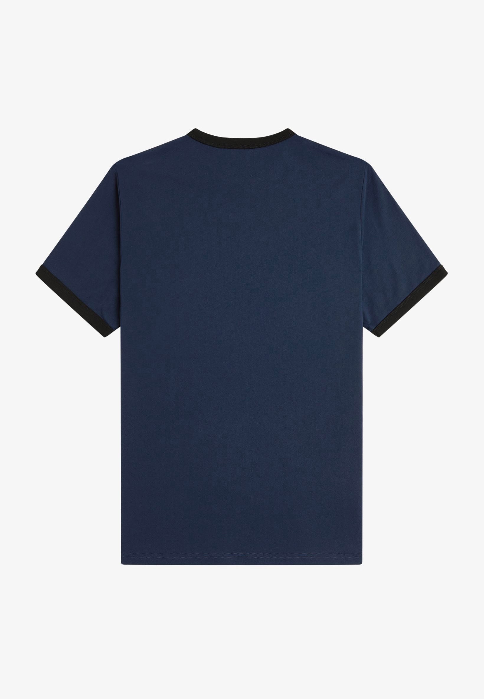 Fred Perry - Ringer Dkcarbon/Black - T-Shirt | Men-Image