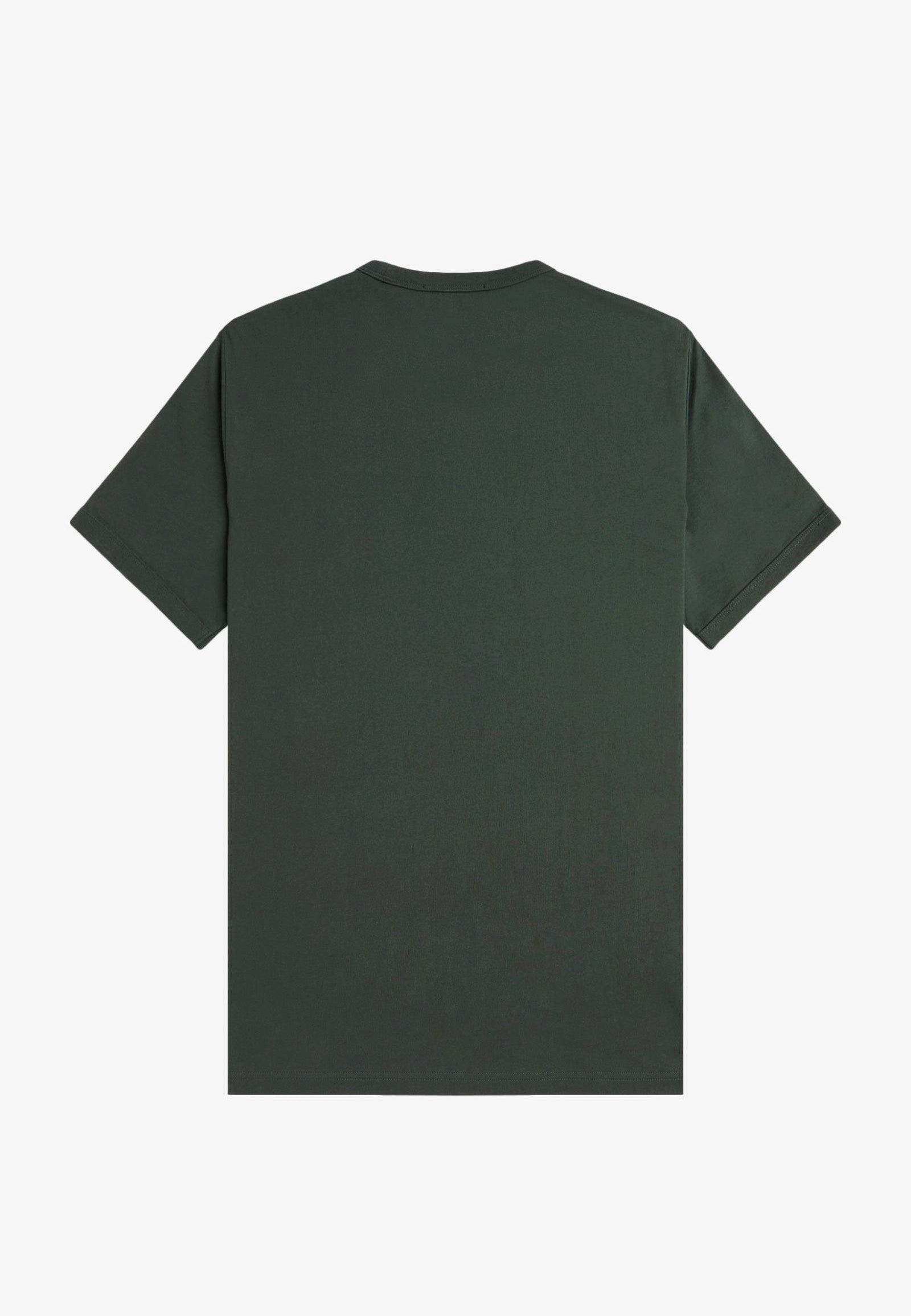 Fred Perry - Ringer Court Green - T-Shirt | Men-Image