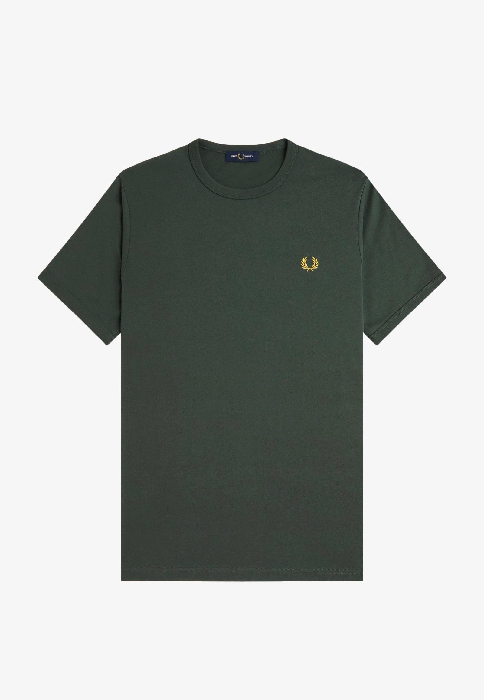 Fred Perry - Ringer Court Green - T-Shirt | Men-Image