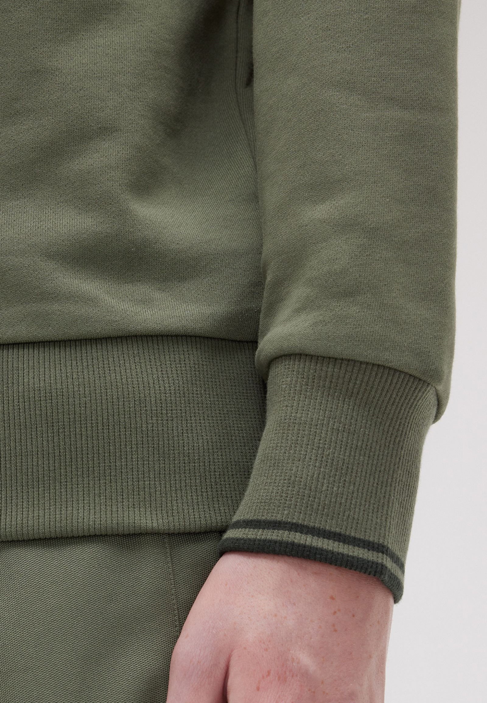 Fred Perry - Half Zip Laurel Wreath Green/Night Green - Sweater | Men-Image