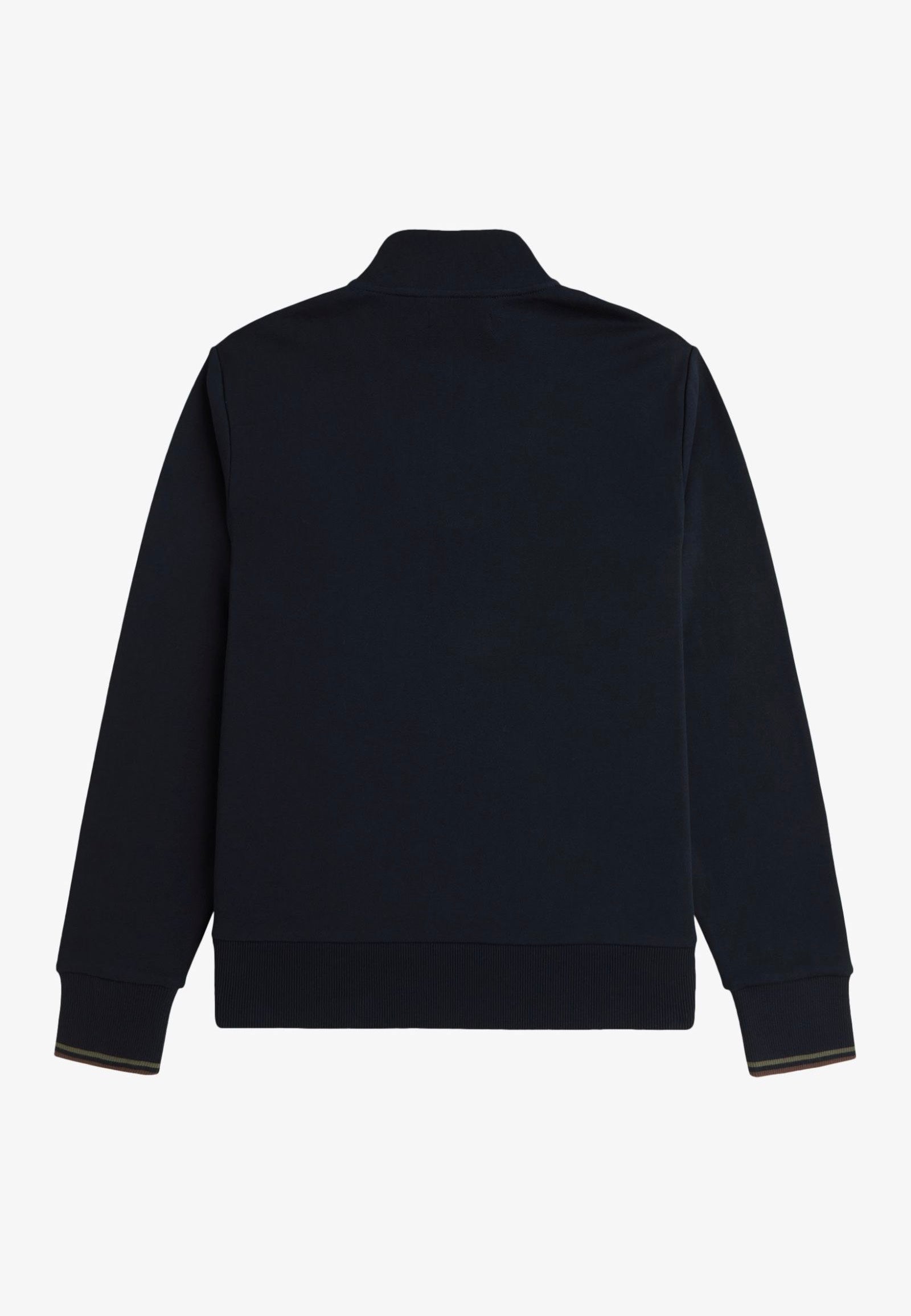 Fred Perry - Half Zip Nvy/Lrlwgrn/Bric - Sweater | Men-Image