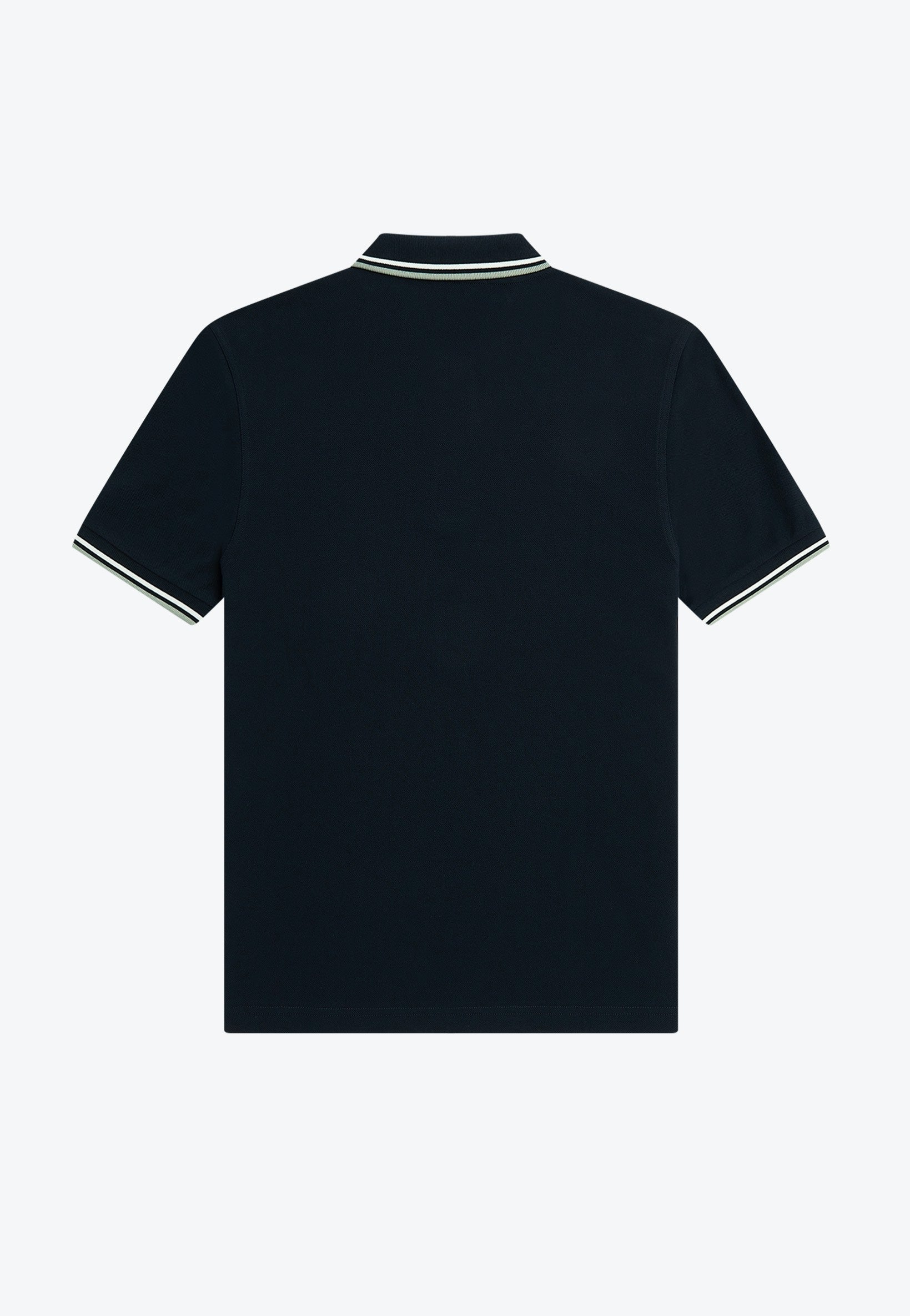 Fred Perry - Twin Tipped Navy/Snow White/Sea Grass - Polo | Men-Image