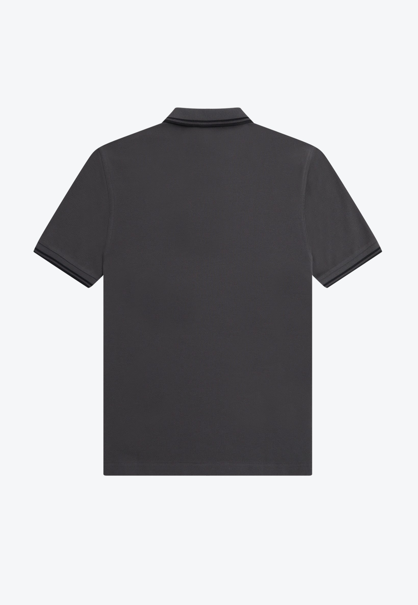 Fred Perry - Twin Tipped Gunmetal/Black - Polo | Men-Image