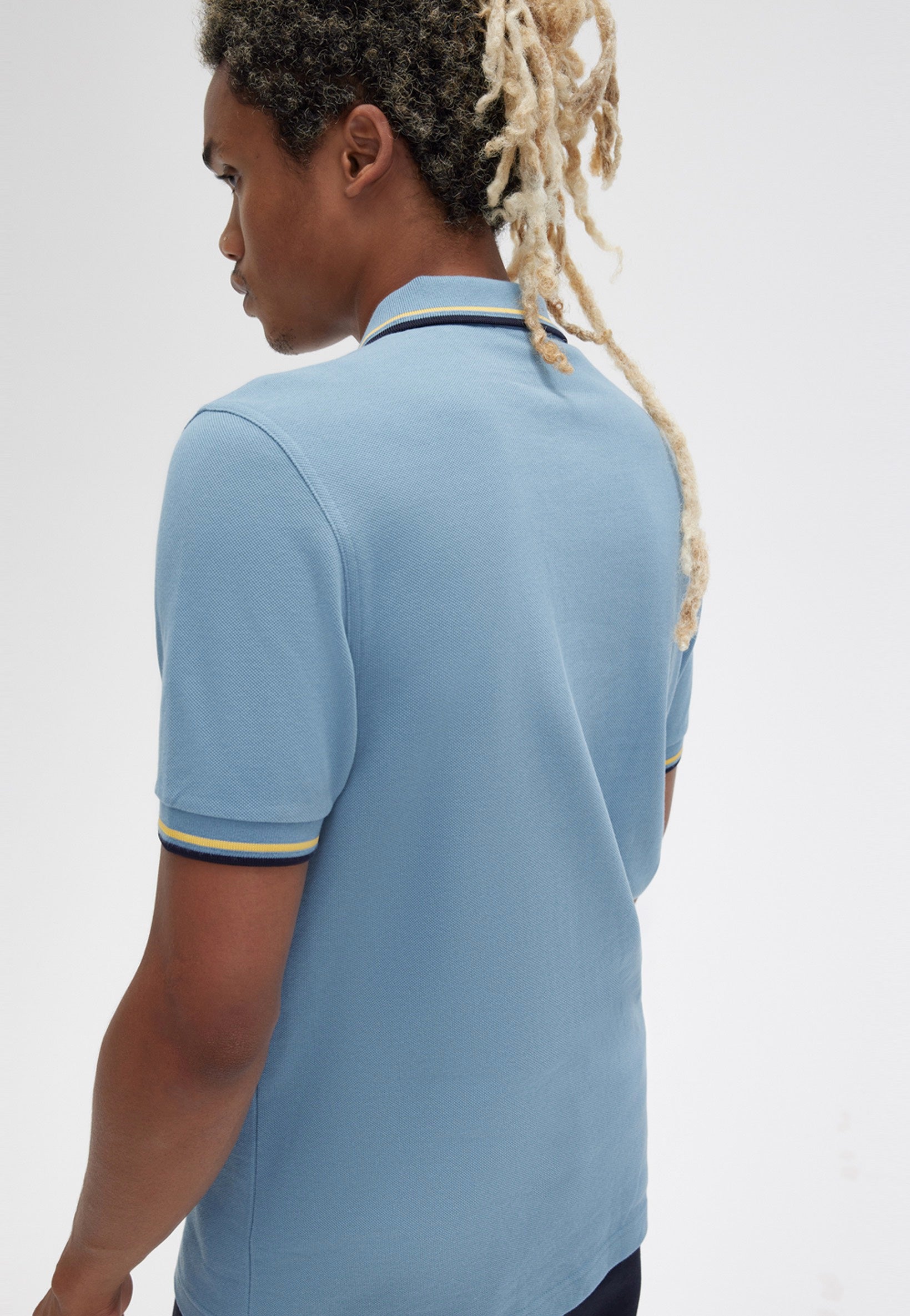 Fred Perry - Twin Tipped Ablue/Ghour/Navy - Polo | Men-Image