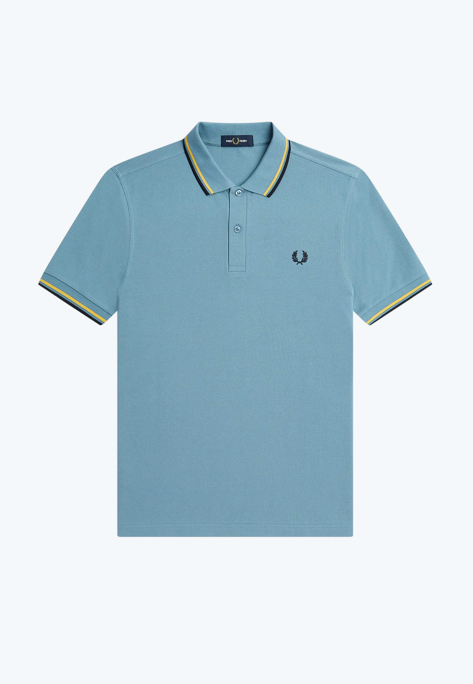 Fred Perry - Twin Tipped Ablue/Ghour/Navy - Polo | Men-Image