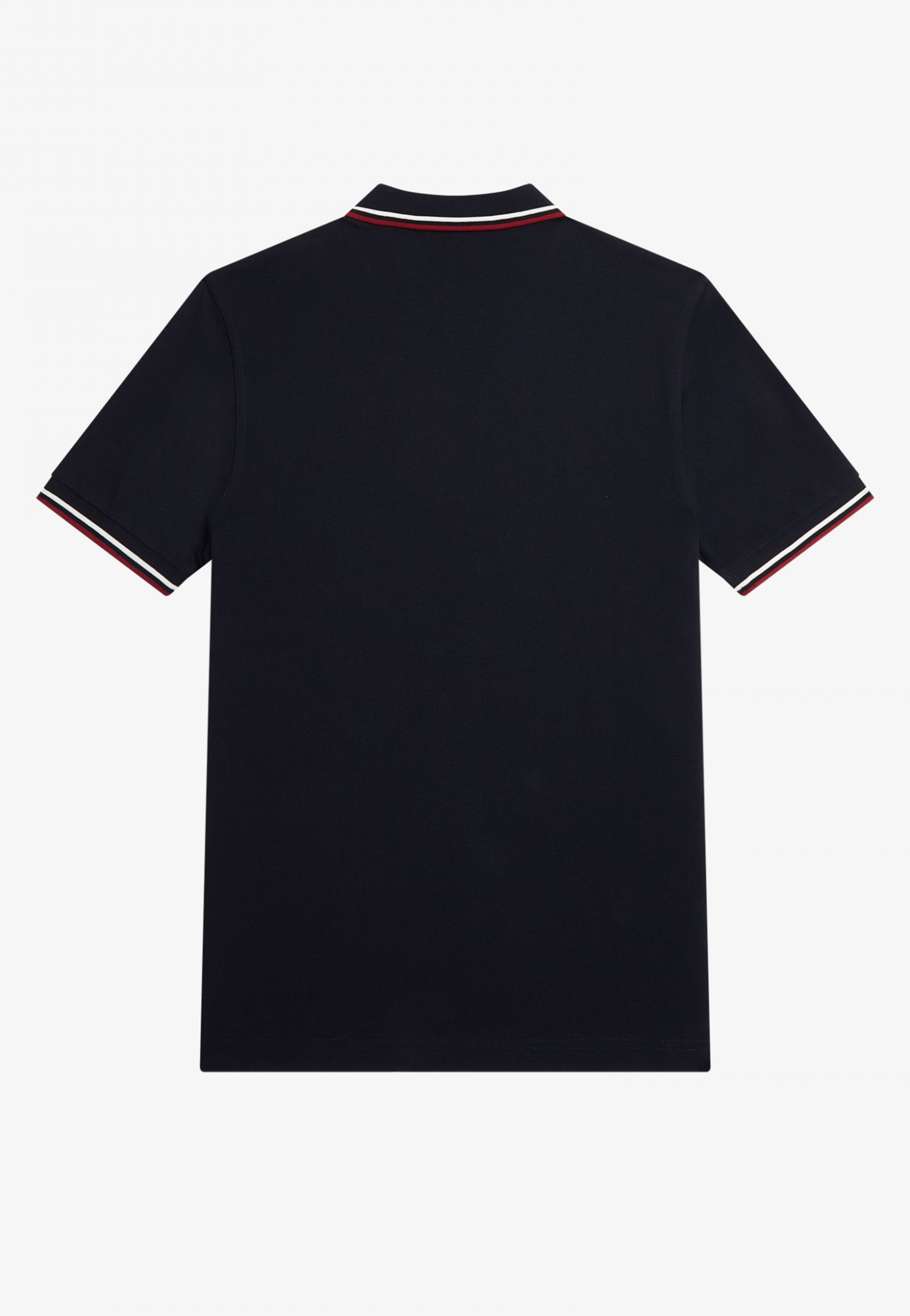 Fred Perry - Twin Tipped Navy/Snow White/Burnt Red - Polo | Men-Image