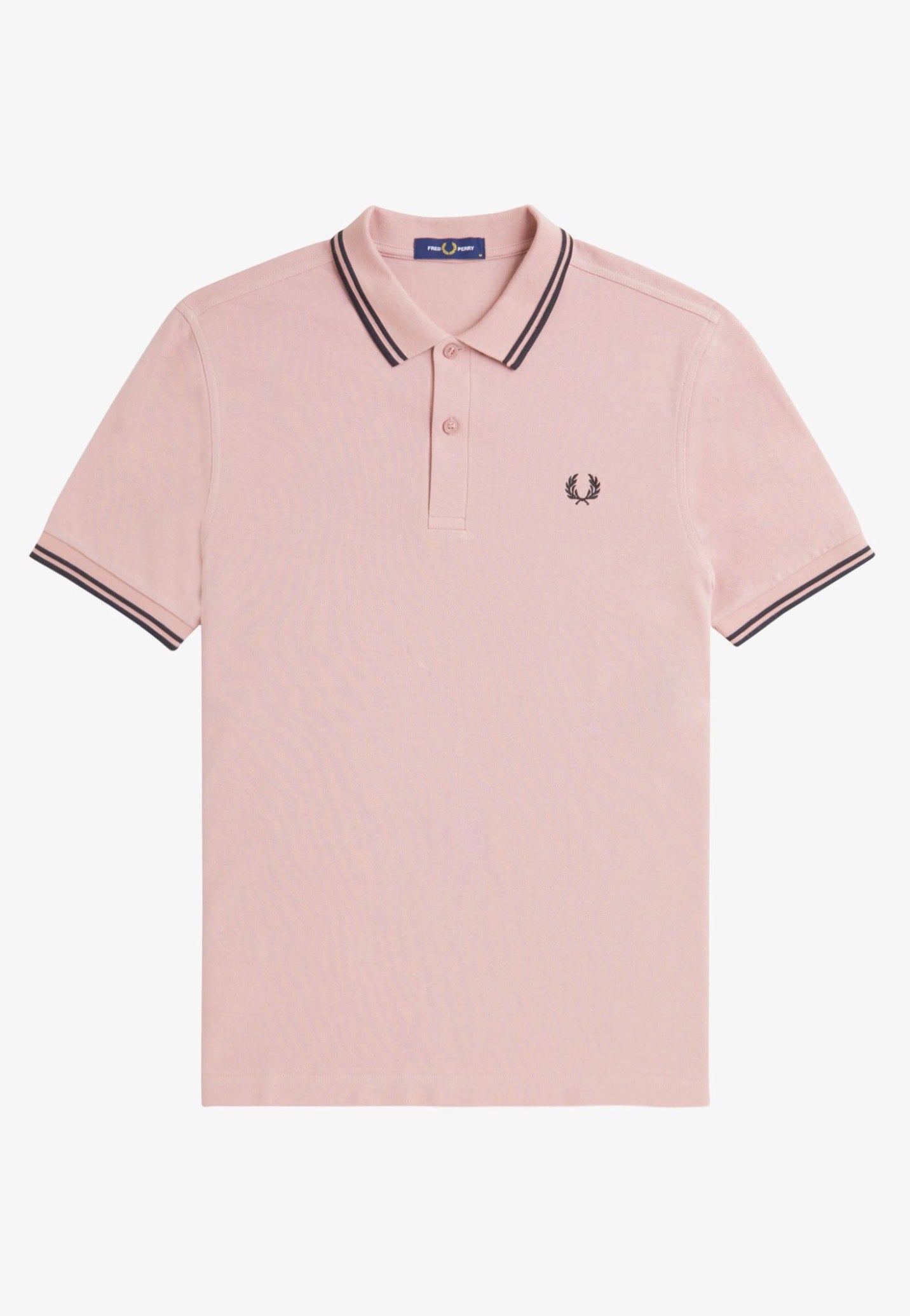 Fred Perry - Twin Tipped Dusty Rose Pink/Black - Polo | Men-Image