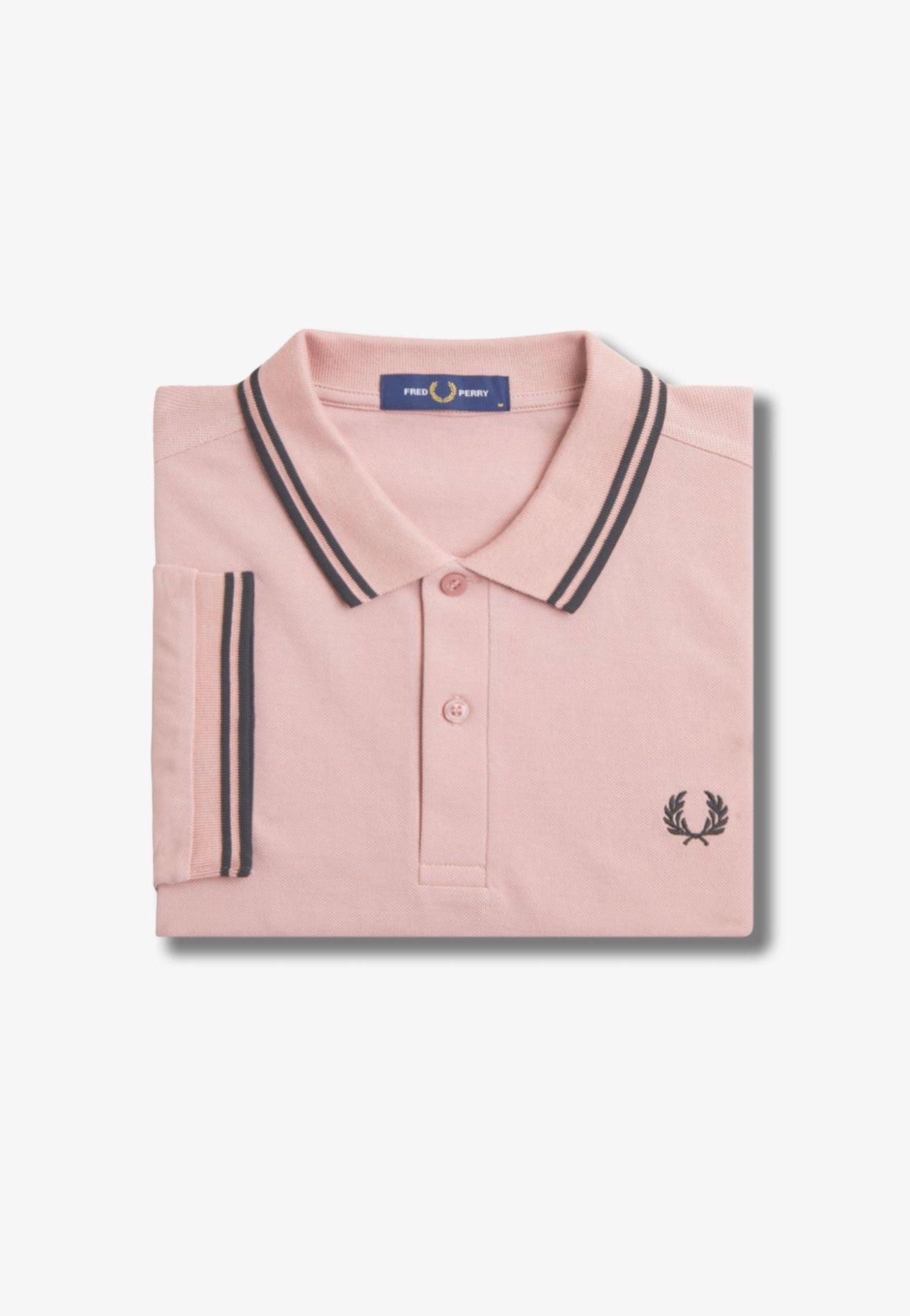 Fred Perry - Twin Tipped Dusty Rose Pink/Black - Polo | Men-Image