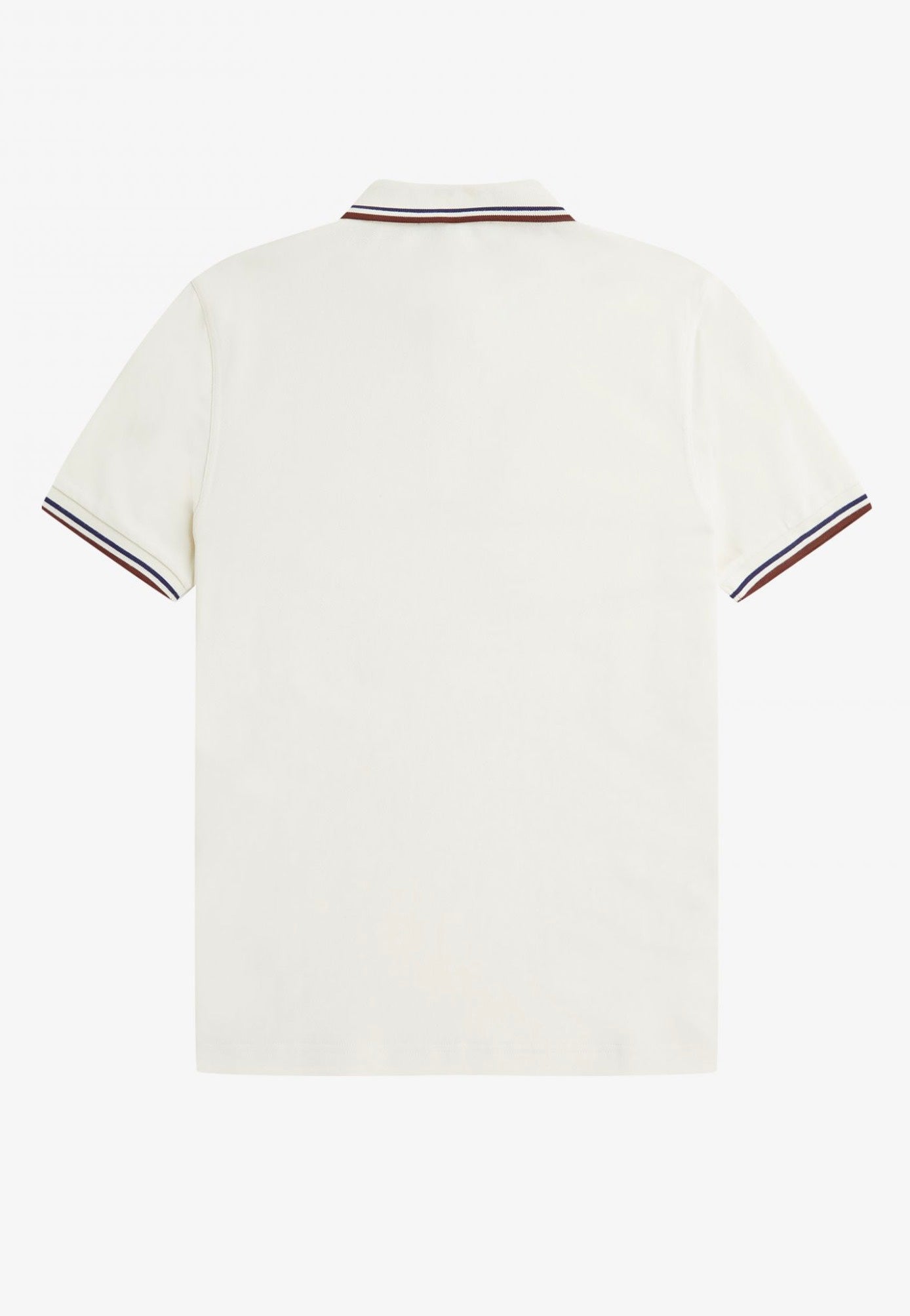 Fred Perry - Twin Tipped Ecru/French Navy/Whisky Brown - Polo | Men-Image