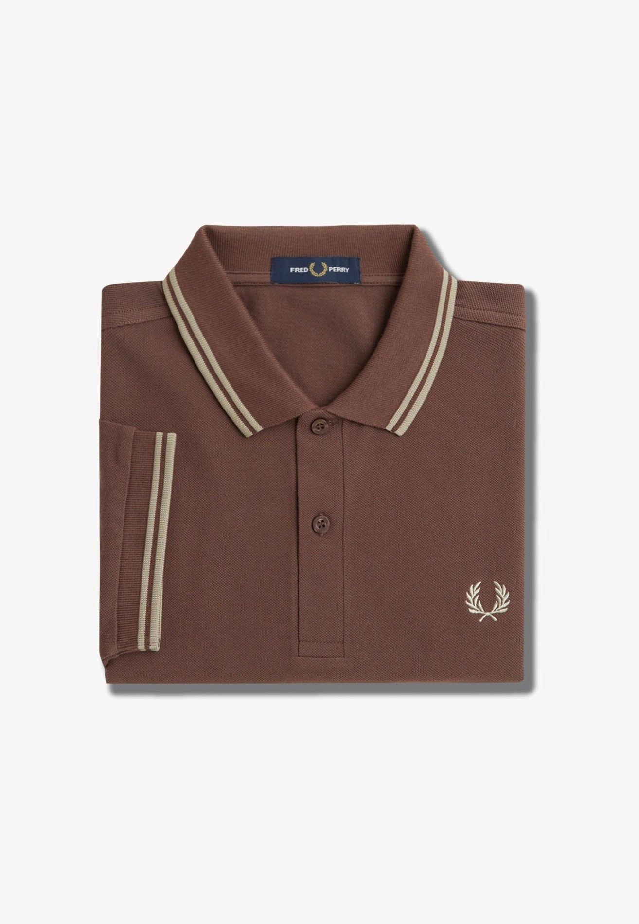 Fred Perry - Twin Tipped Road Brick/Warm Grey - Polo | Men-Image