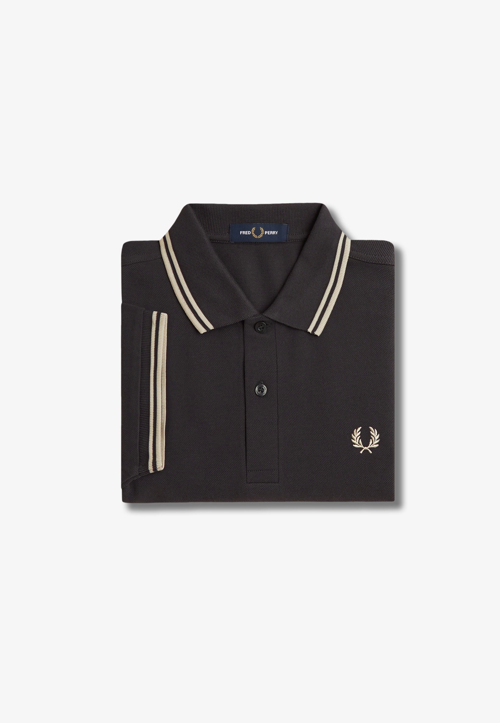 Fred Perry - Twin Tipped Anchor Grey/Oatmeal - Polo | Men-Image