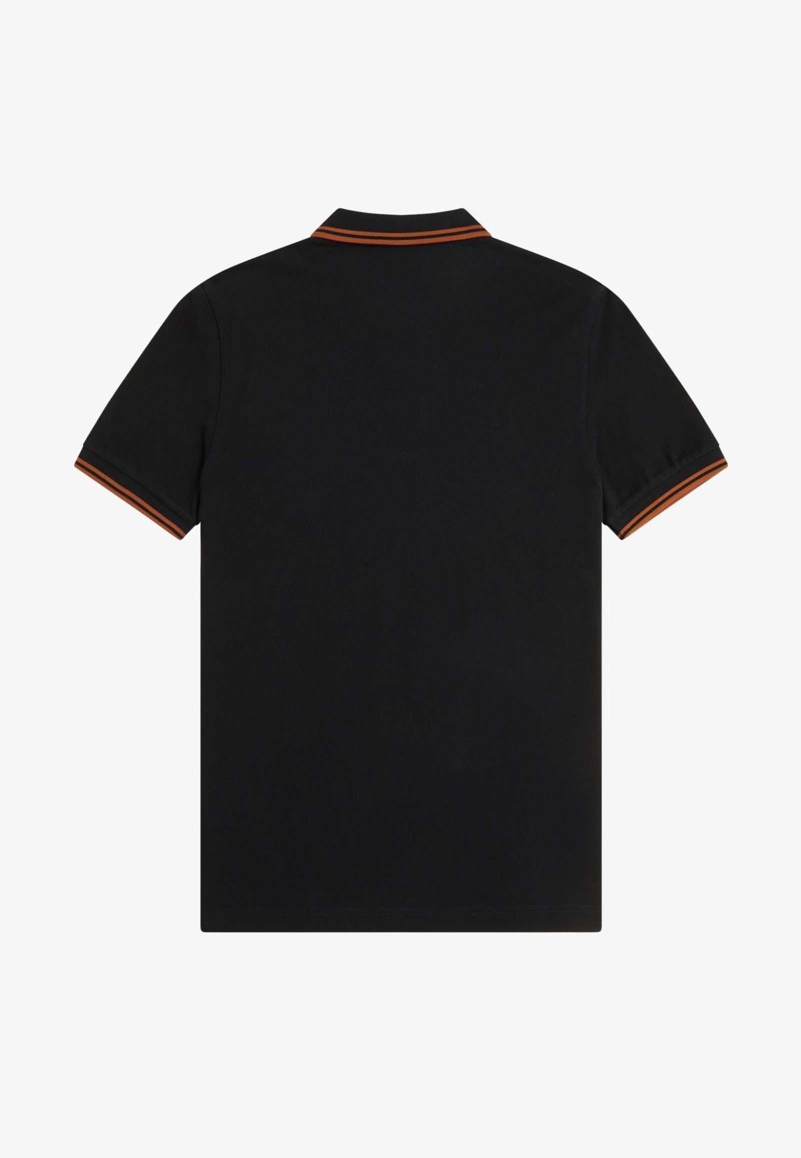 Fred Perry - The Twin Tipped Black/Marmalade - Polo | Men-Image