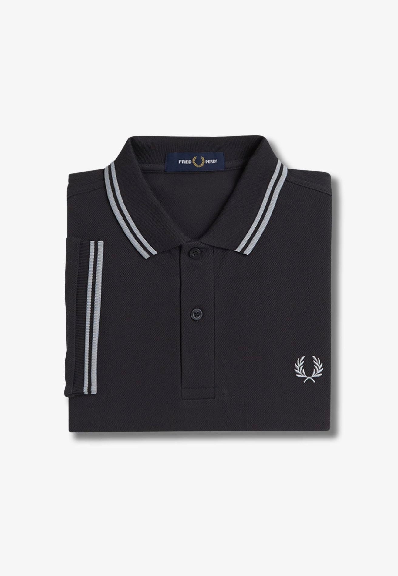 Fred Perry - The Twin Tipped Anchgrey/Limesto - Polo | Men-Image