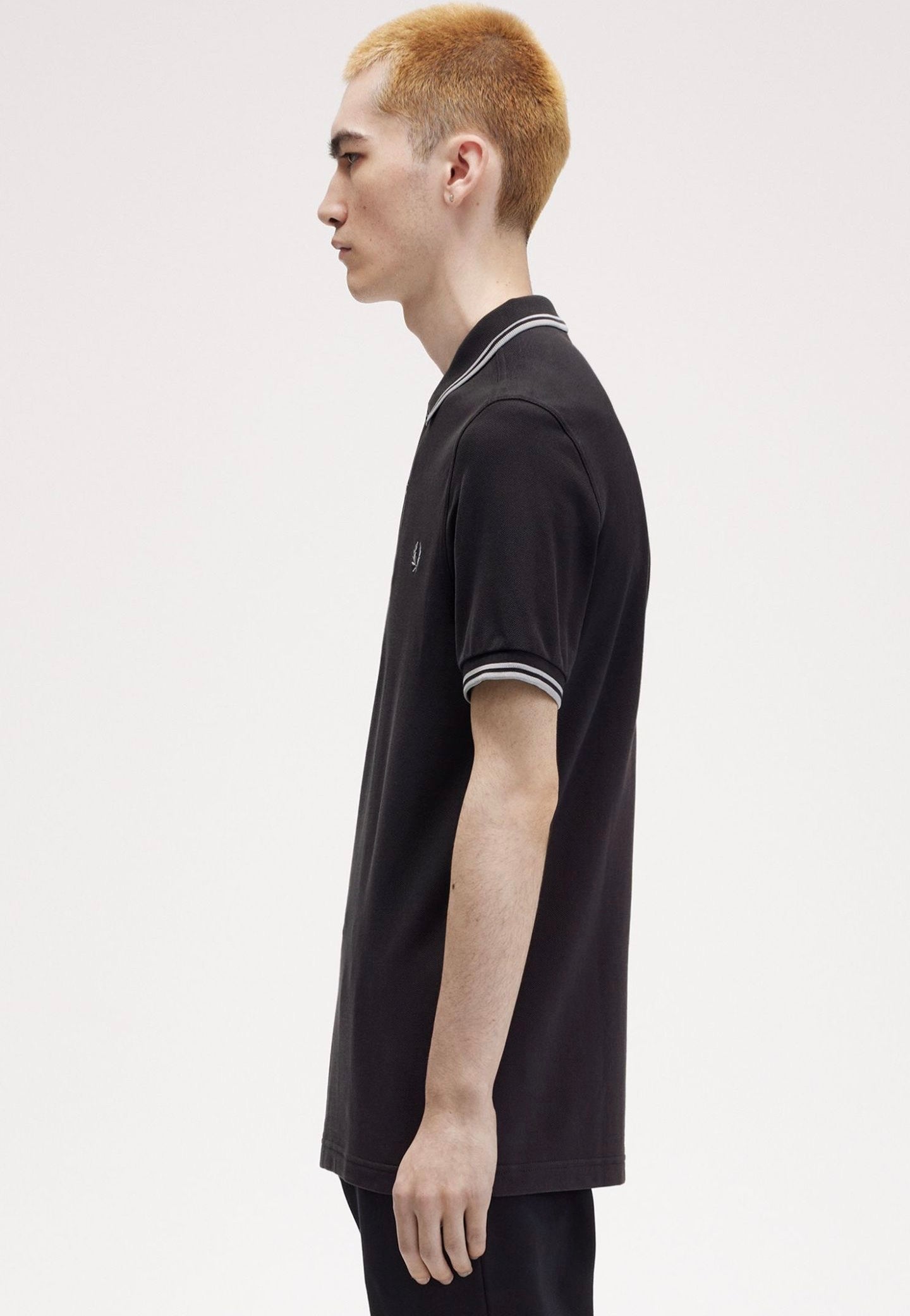 Fred Perry - The Twin Tipped Anchgrey/Limesto - Polo | Men-Image