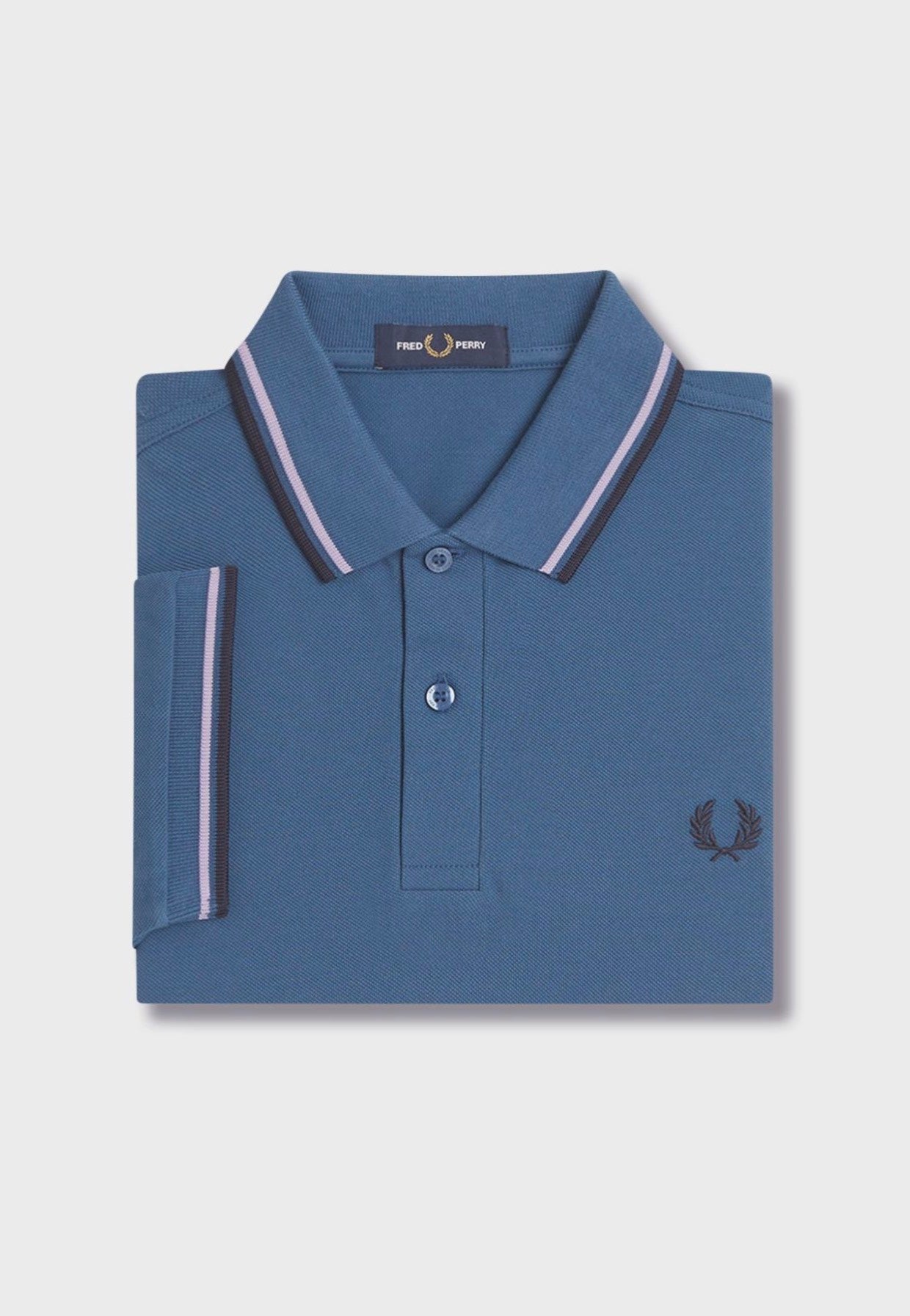 Fred Perry - The Twin Tipped Mdnbl/Ultvio/Nvy - Polo | Men-Image