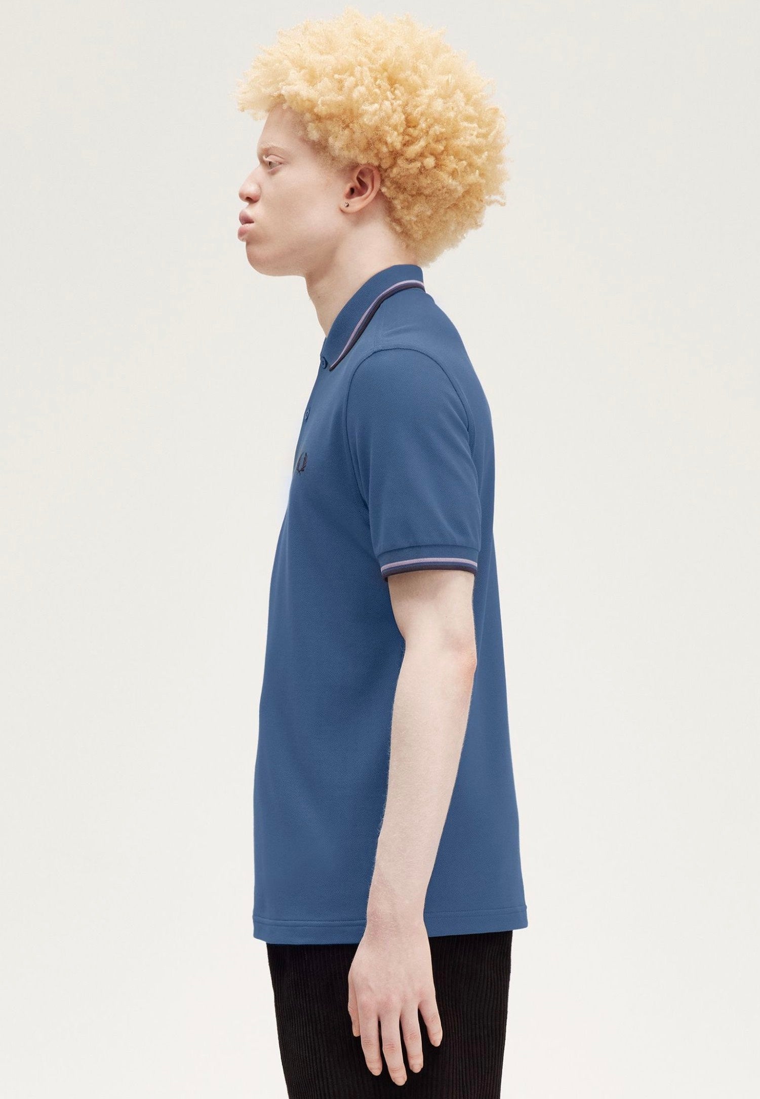 Fred Perry - The Twin Tipped Mdnbl/Ultvio/Nvy - Polo | Men-Image