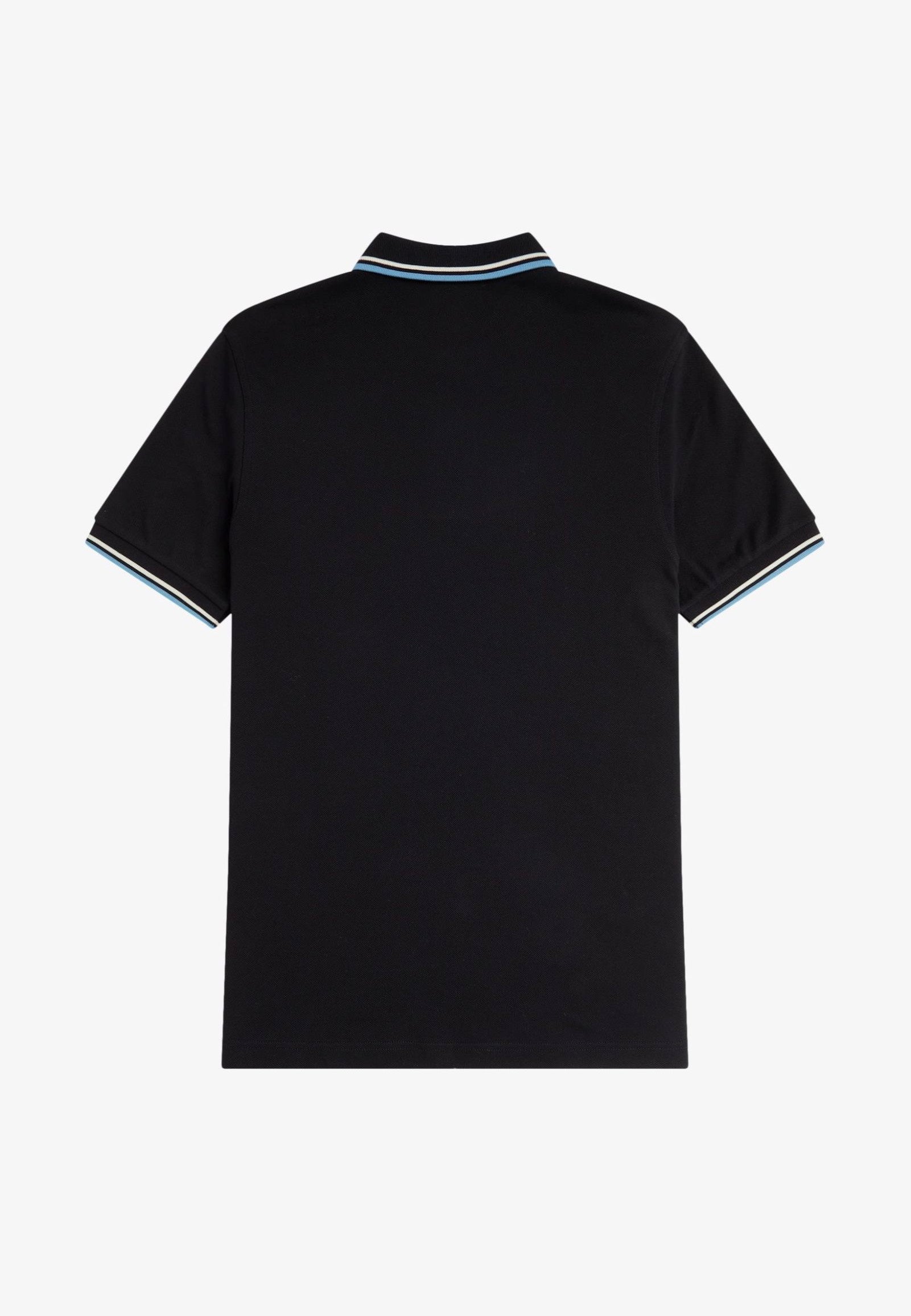 Fred Perry - The Twin Tipped Blk/Ecru/Softblu - Polo | Men-Image