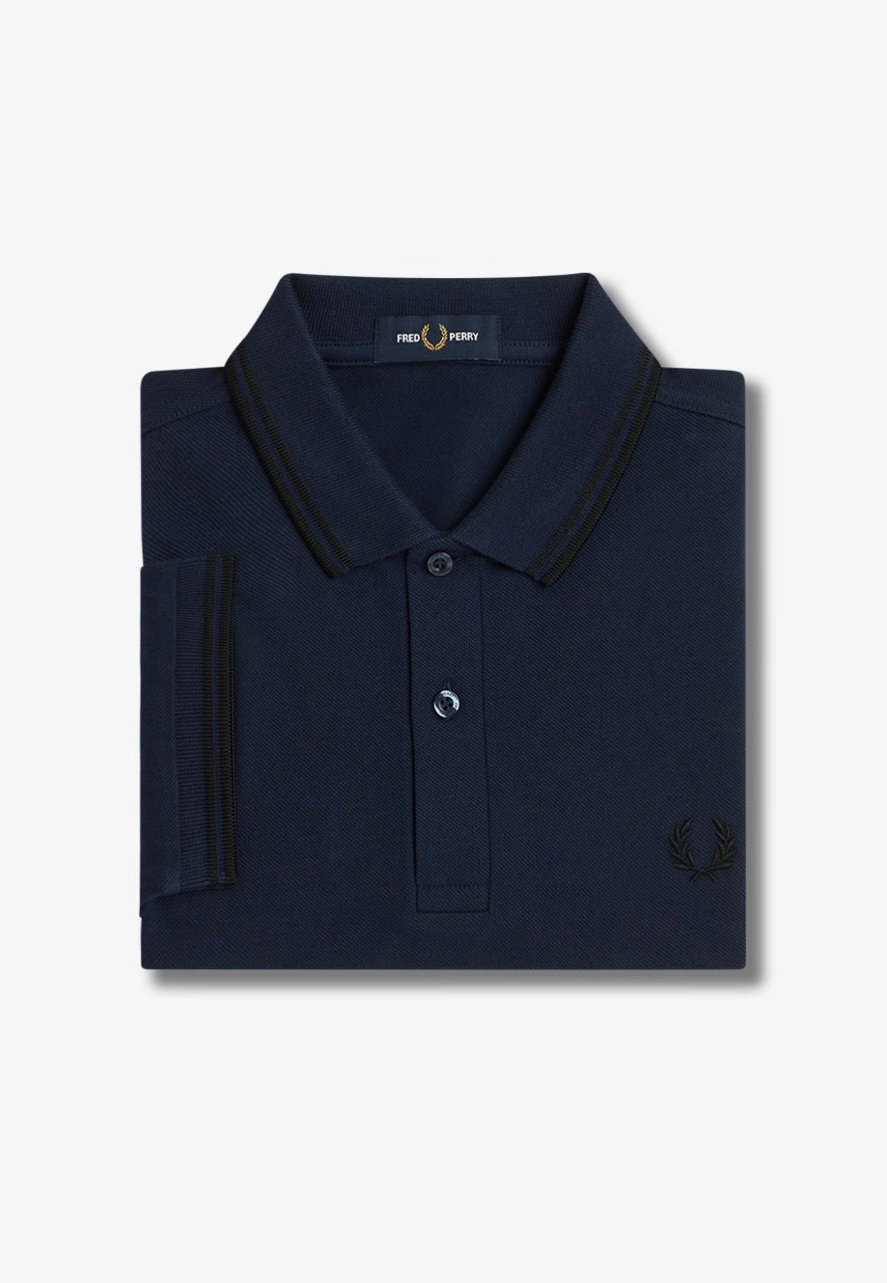 Fred Perry - The Twin Tipped Dkcarbon/Black - Polo | Men-Image