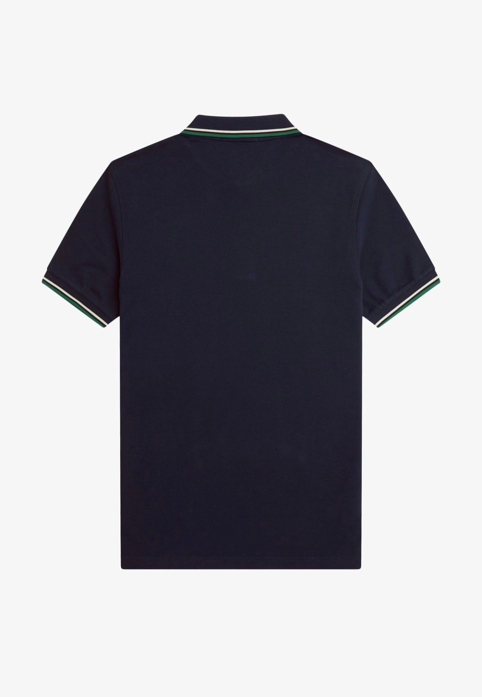 Fred Perry - Twin Tipped Dark Carbon/Light Ecru/Label Green - Polo | Men-Image