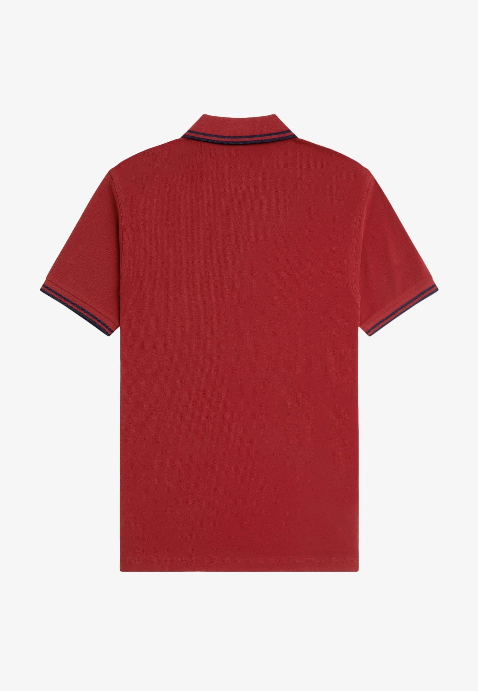 Fred Perry - Twin Tipped Burnt Red/Navy - Polo | Men-Image