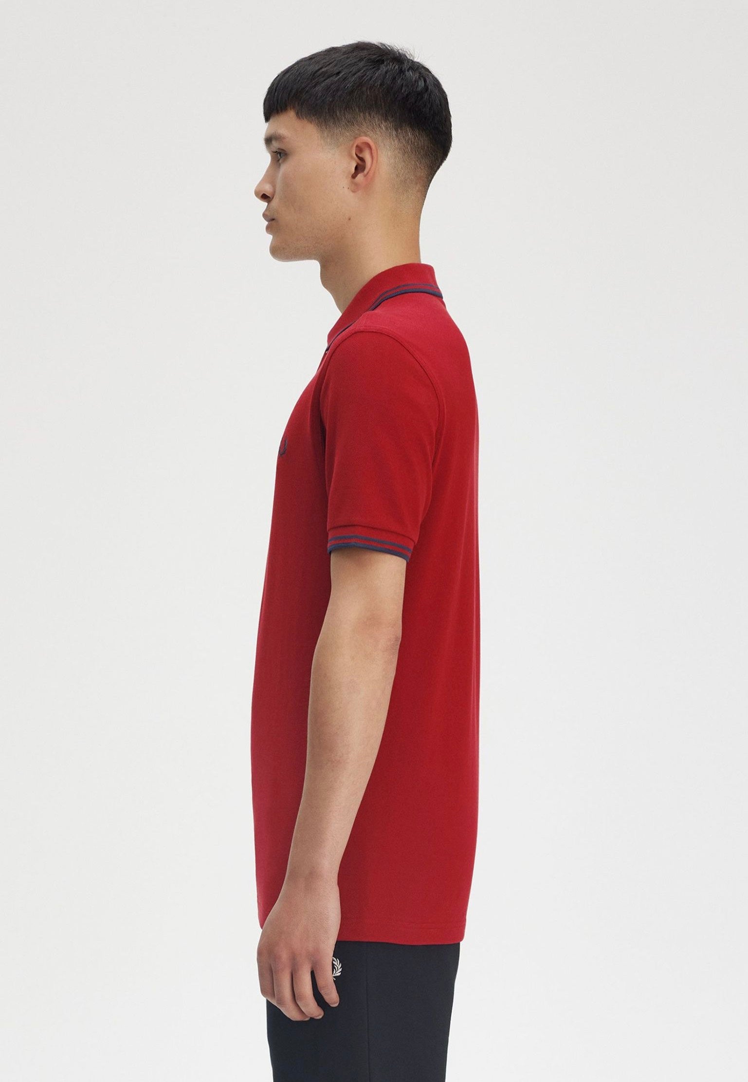 Fred Perry - Twin Tipped Burnt Red/Navy - Polo | Men-Image