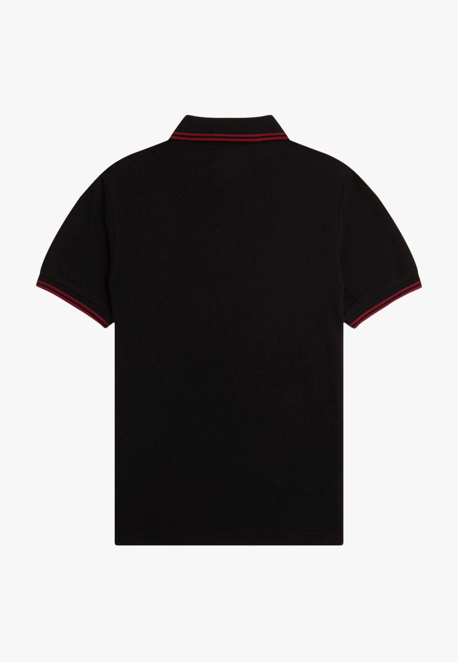 Fred Perry - Twin Tipped Black/Burnt Red - Polo | Men-Image