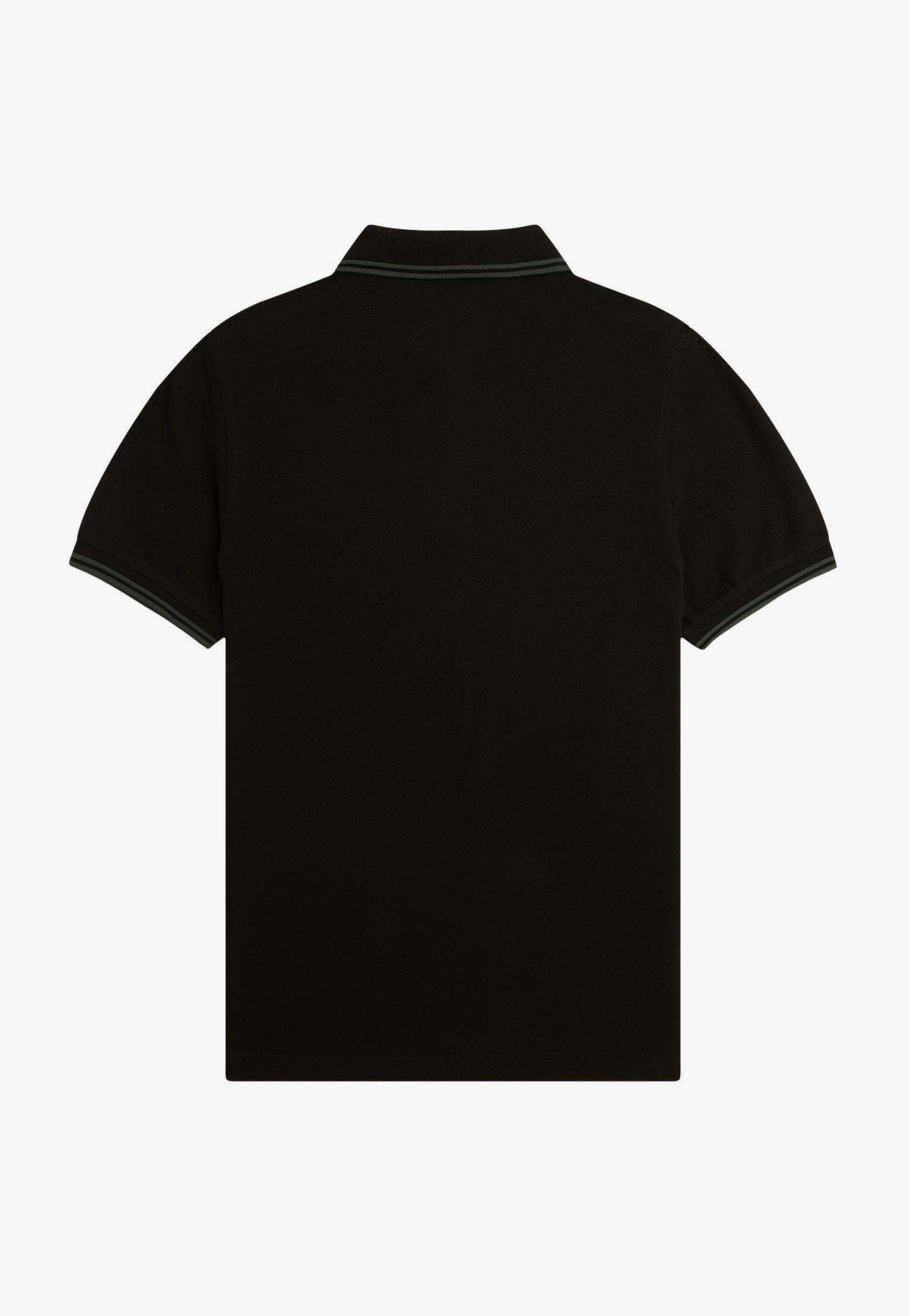 Fred Perry - Twin Tipped Black/Court Green - Polo | Men-Image