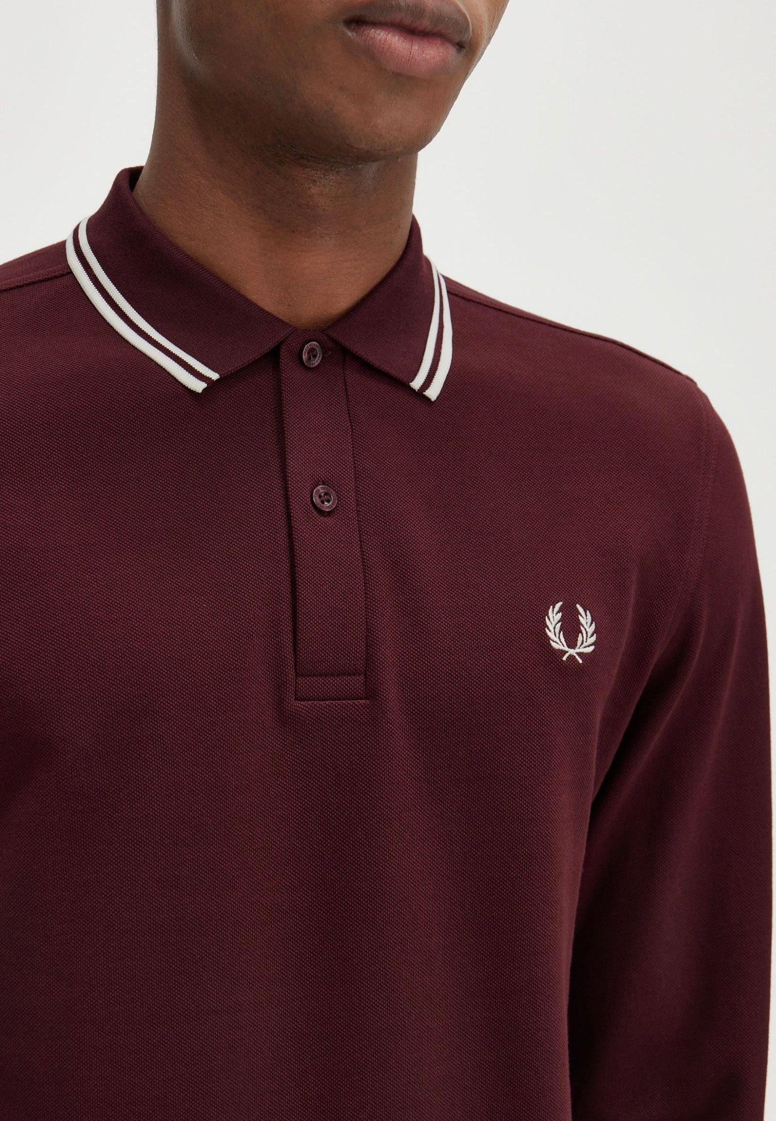 Fred Perry - Twin Tipped Oxblood - Longsleeve | Men-Image