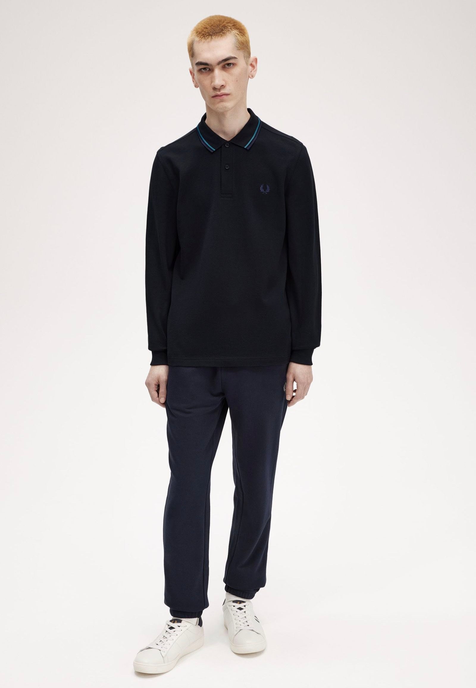 Fred Perry - Twin Tipped Nvy/Ocean/Dkcarb - Longsleeve | Men-Image