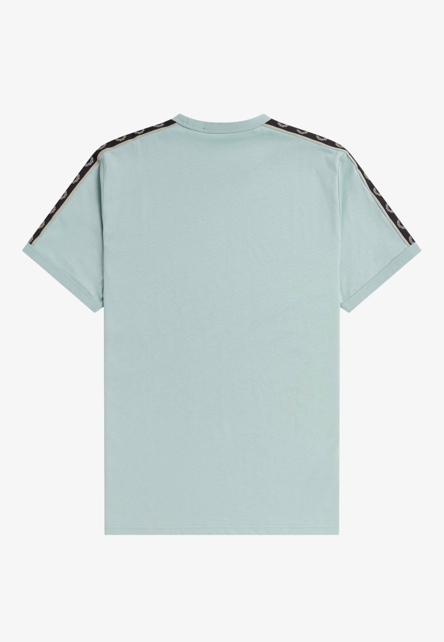 Fred Perry - Contrast Tape Ringer Silver Blue/Warm Grey - T-Shirt | Men-Image