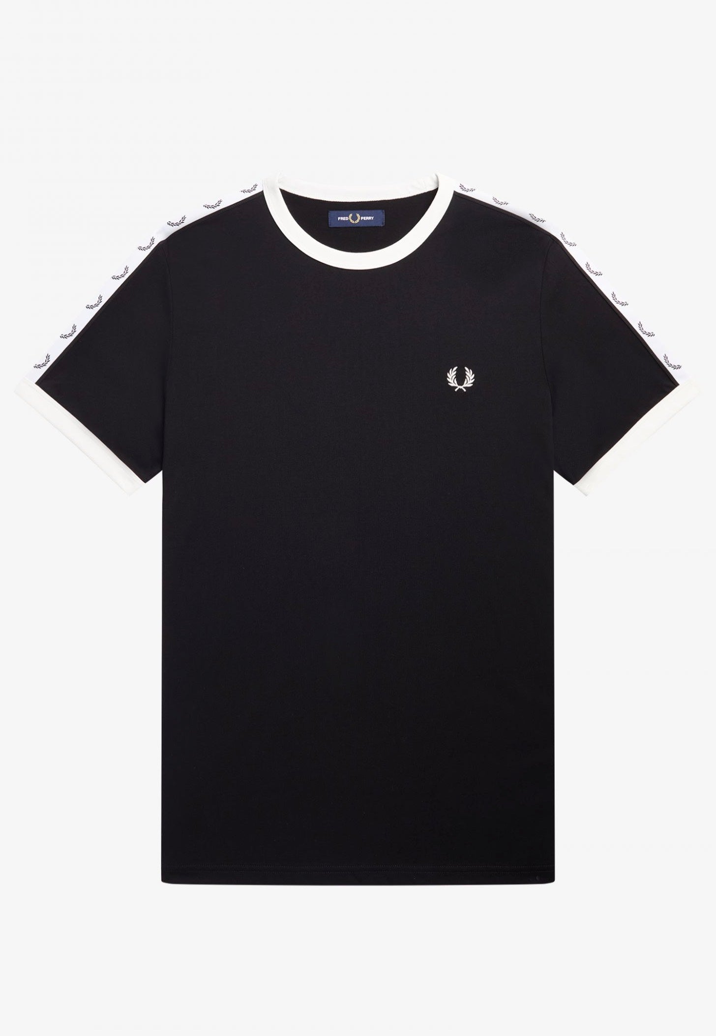 Fred Perry - Taped Ringer Black - T-Shirt | Men-Image