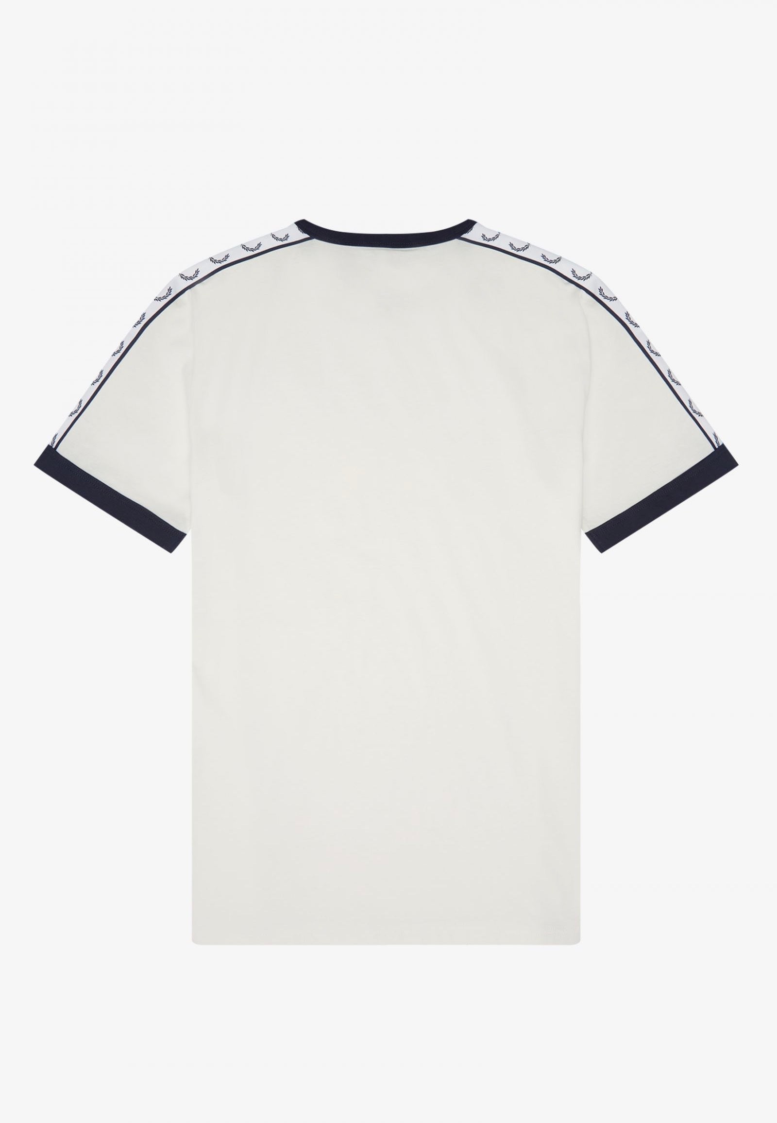 Fred Perry - Taped Ringer Snow White - T-Shirt | Men-Image